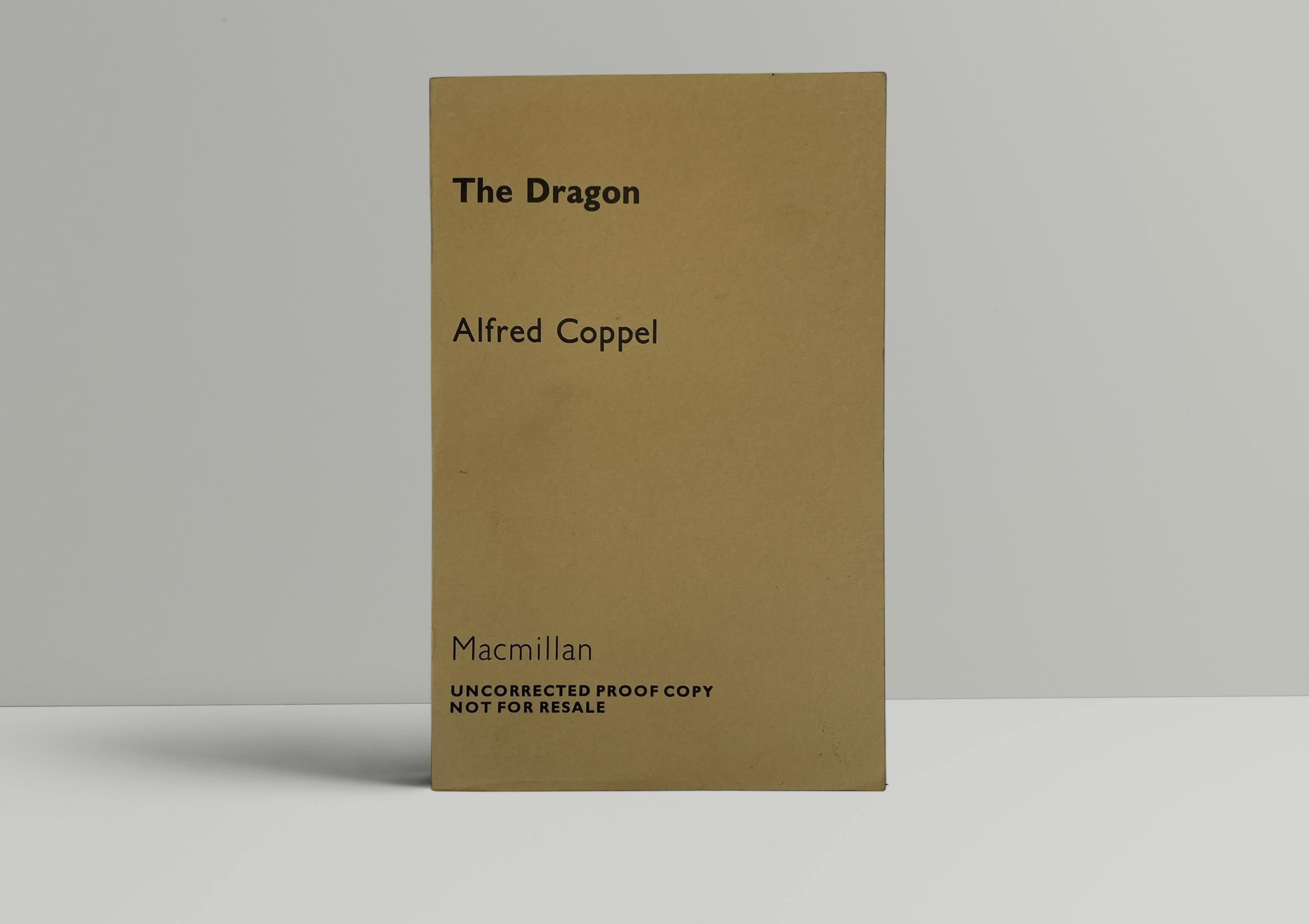 Alfred Coppel - The Dragon - Uncorrected Proof Copy 1977