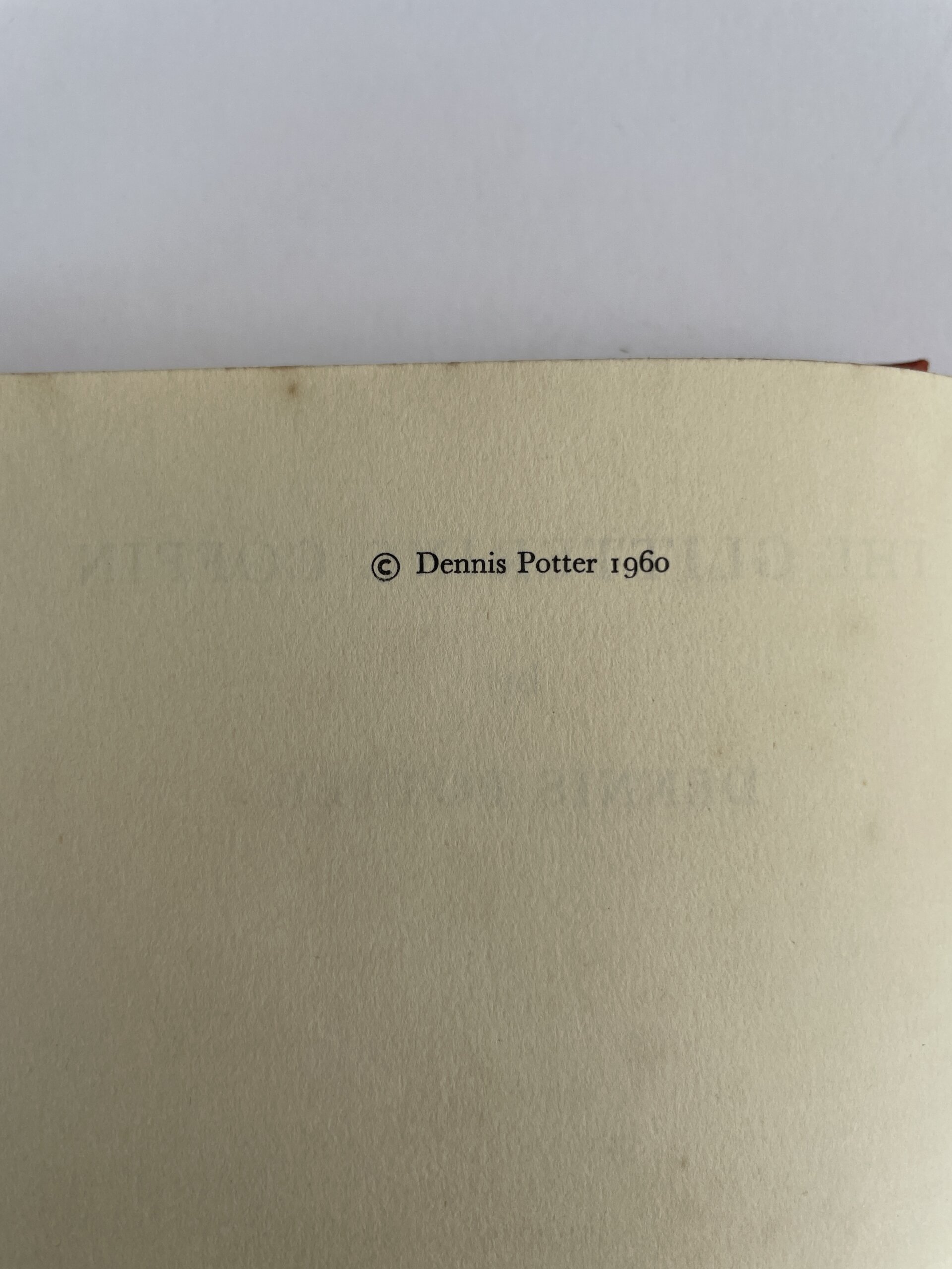 dennis potter the glittering coffin first ed3