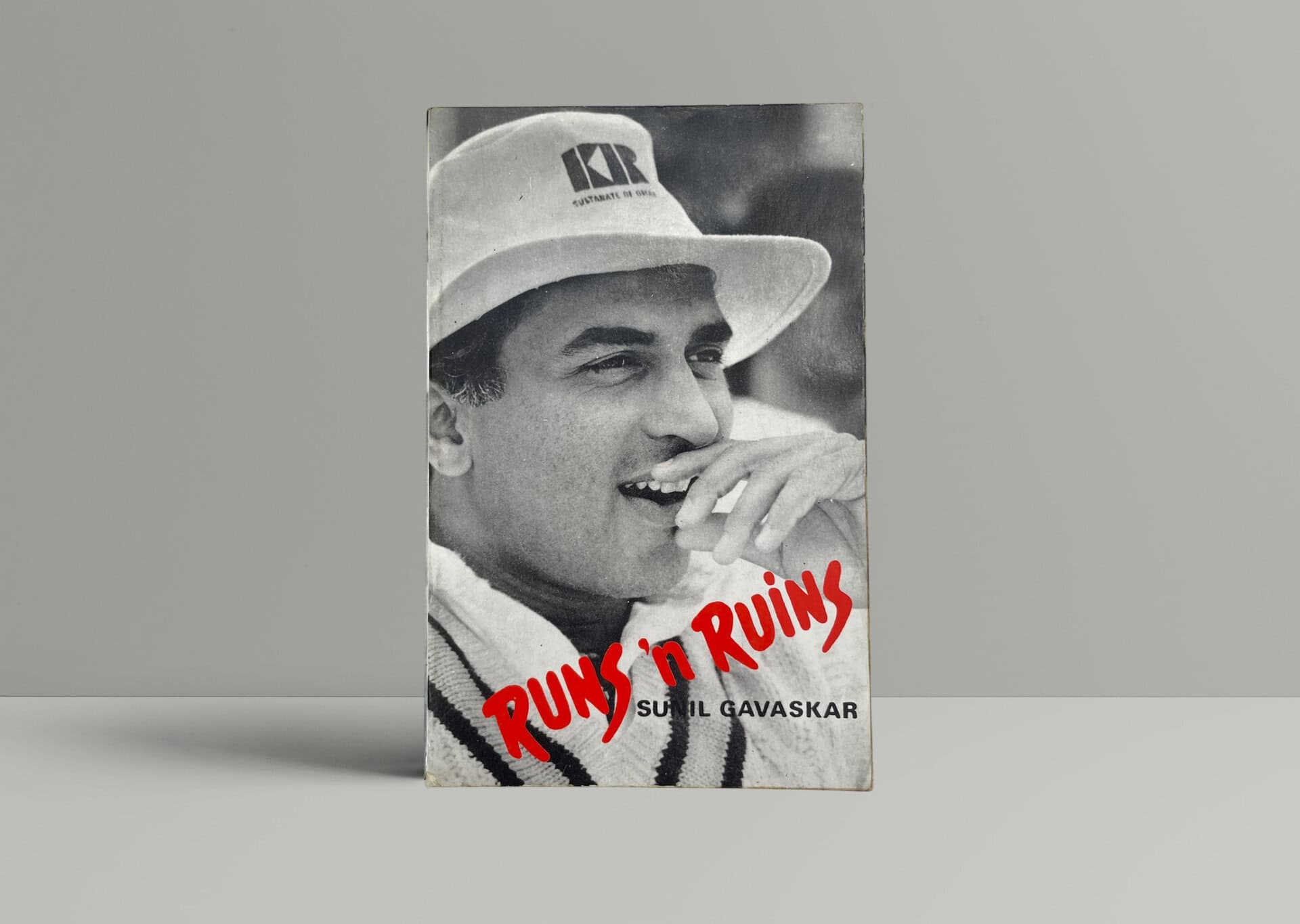 sunil gavaskar runs n ruins signed1