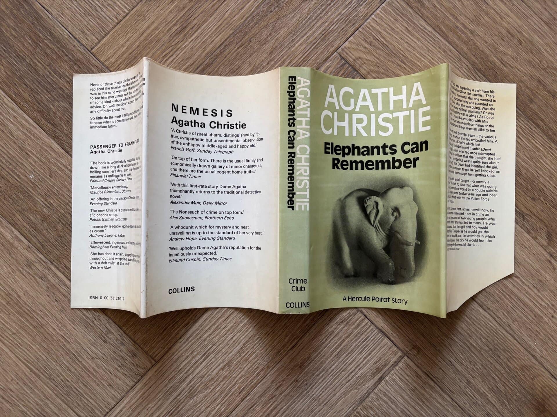 agatha christie elelephants can remeber first 4