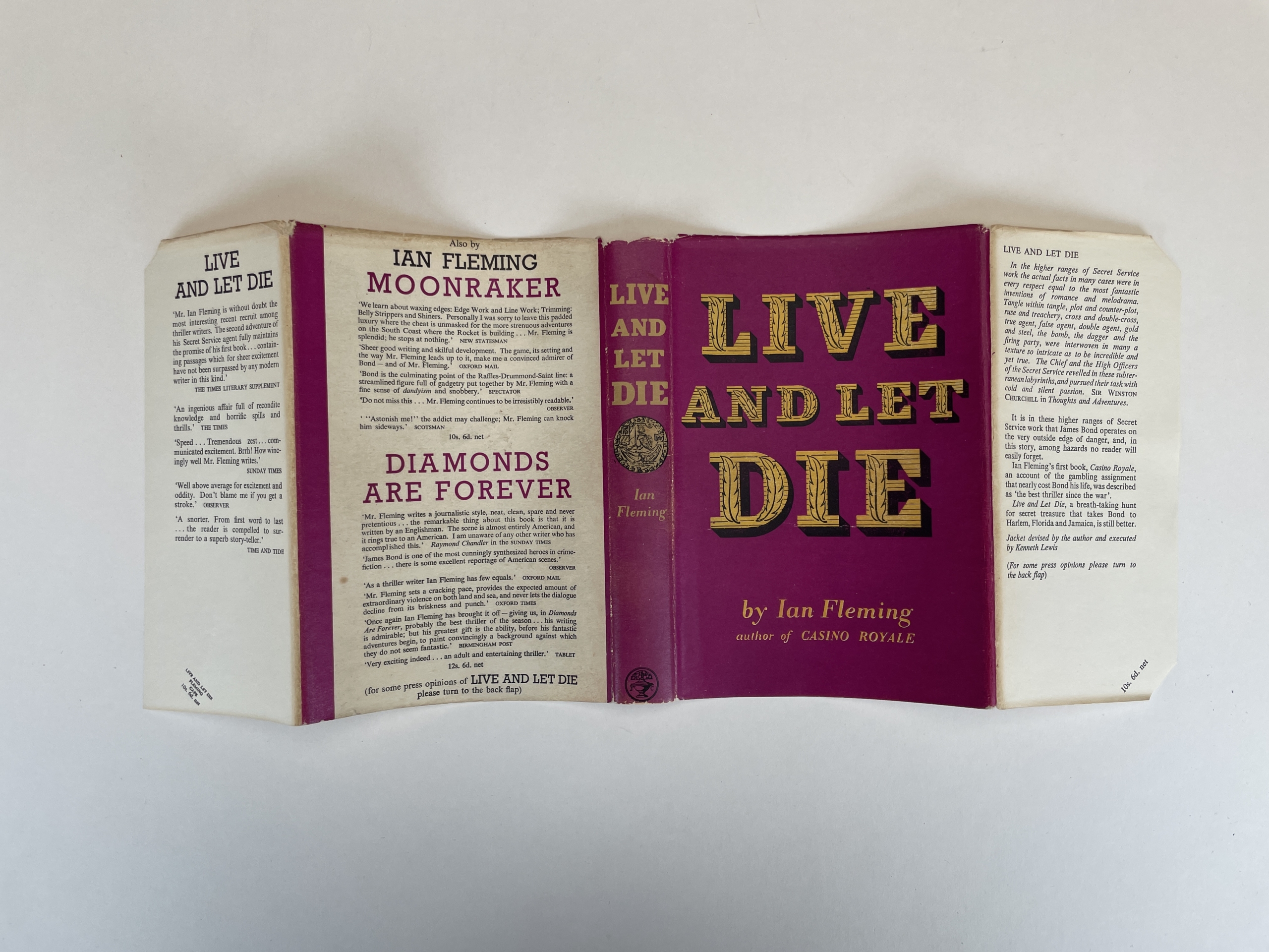 ian fleming live and let die multi signed 5