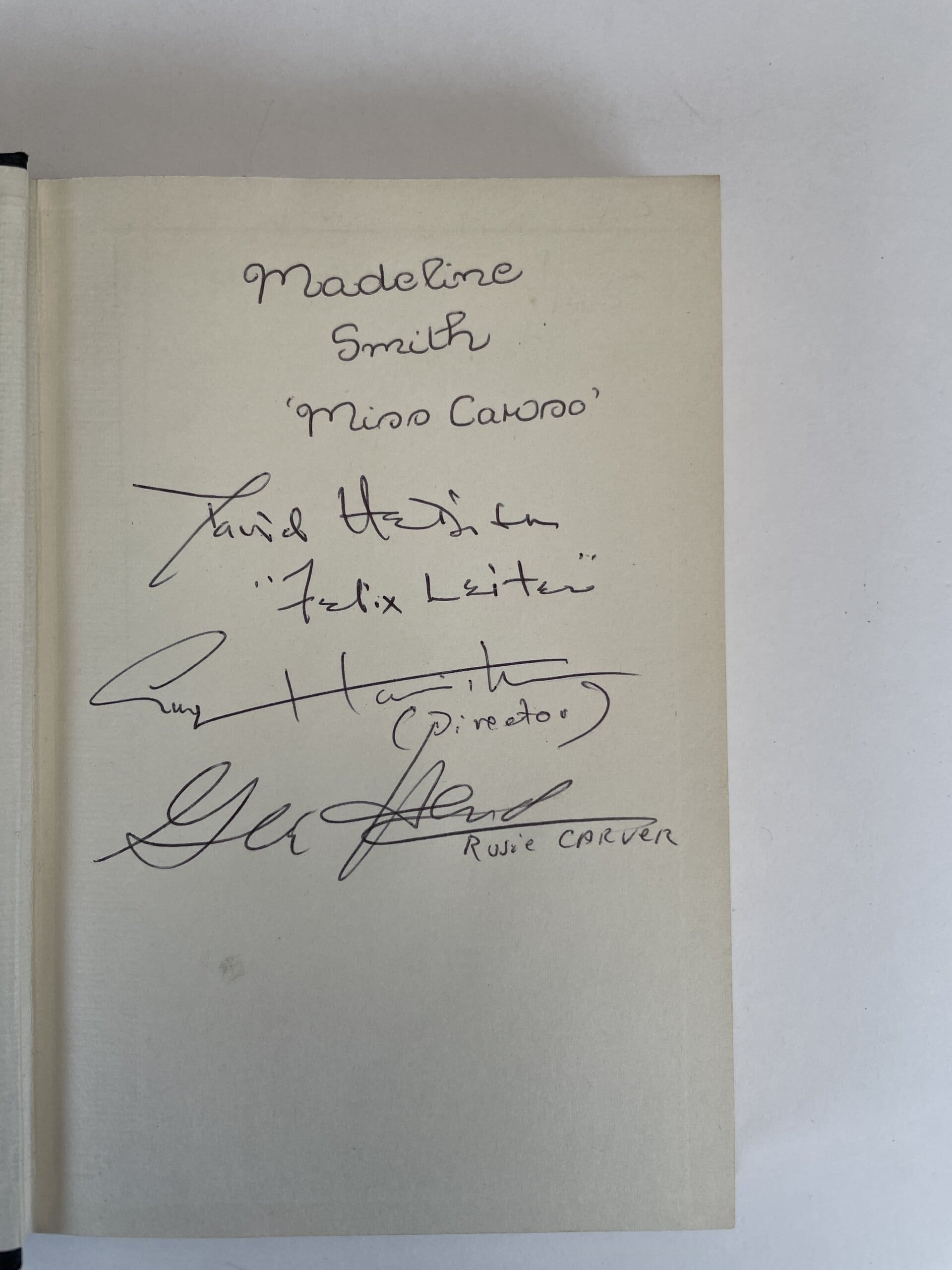 ian fleming live and let die multi signed 2