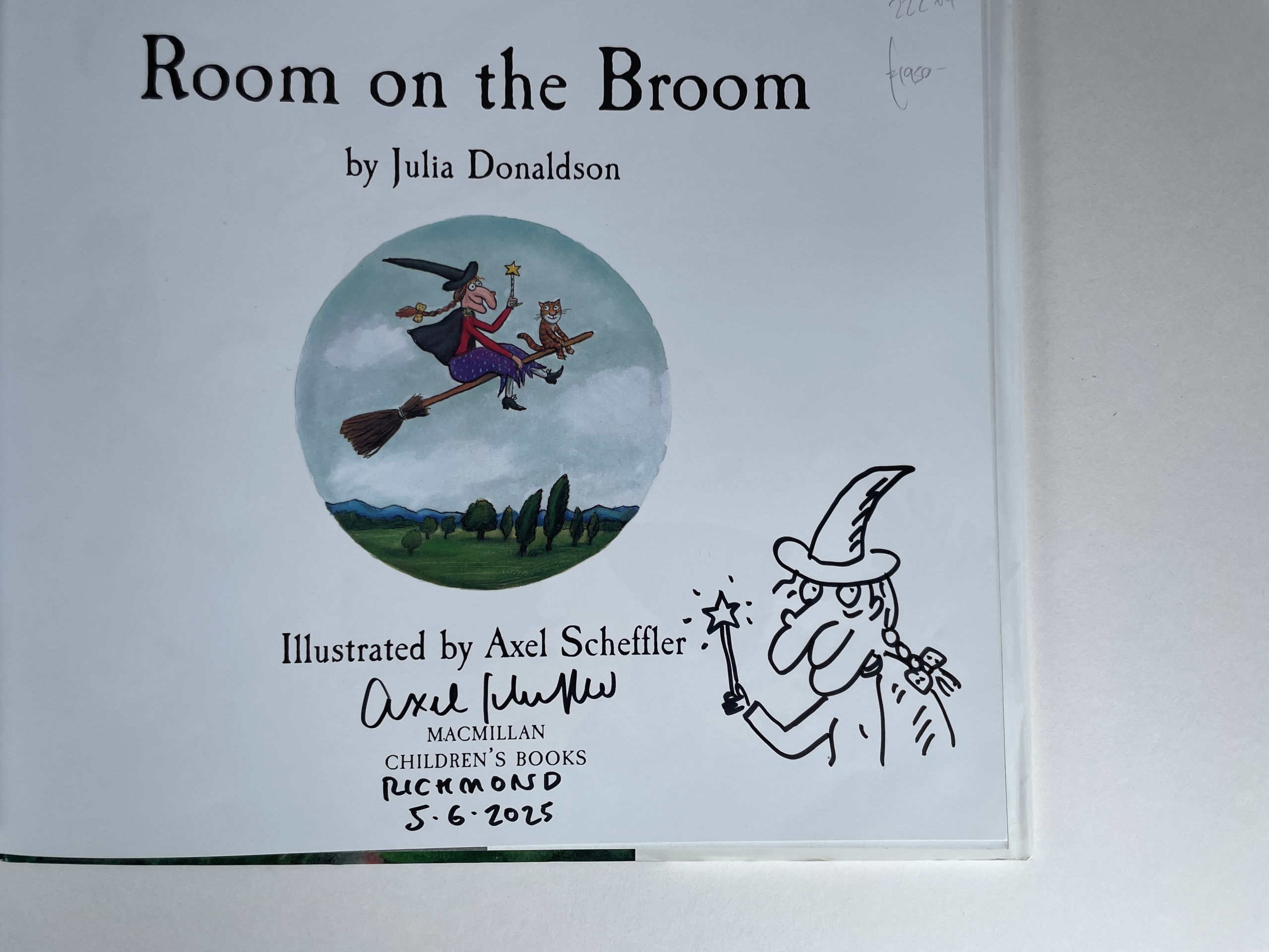 julia donaldson room of the broom signed first 2