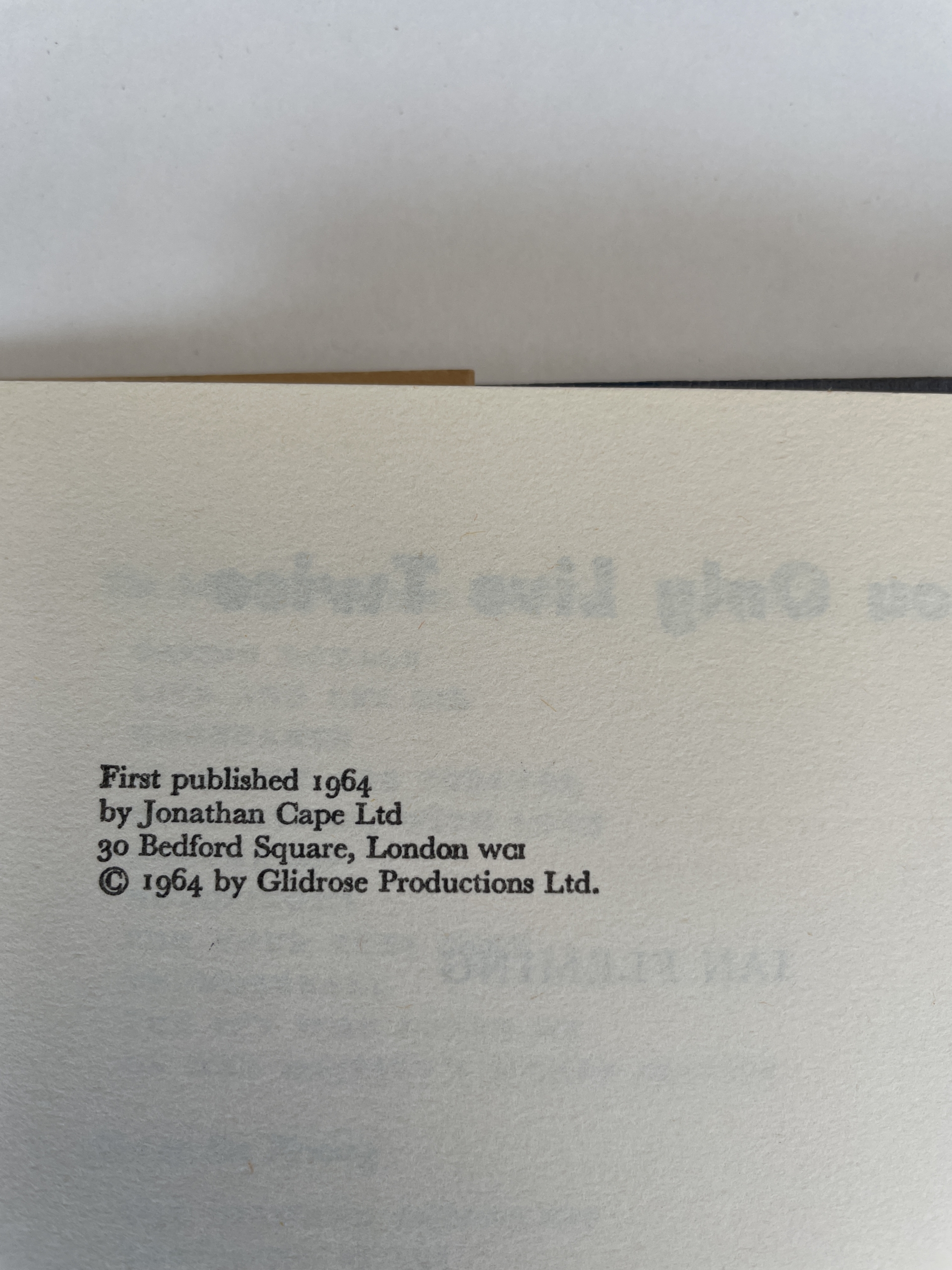 ian fleming you only live twice alt wrapper signed 3