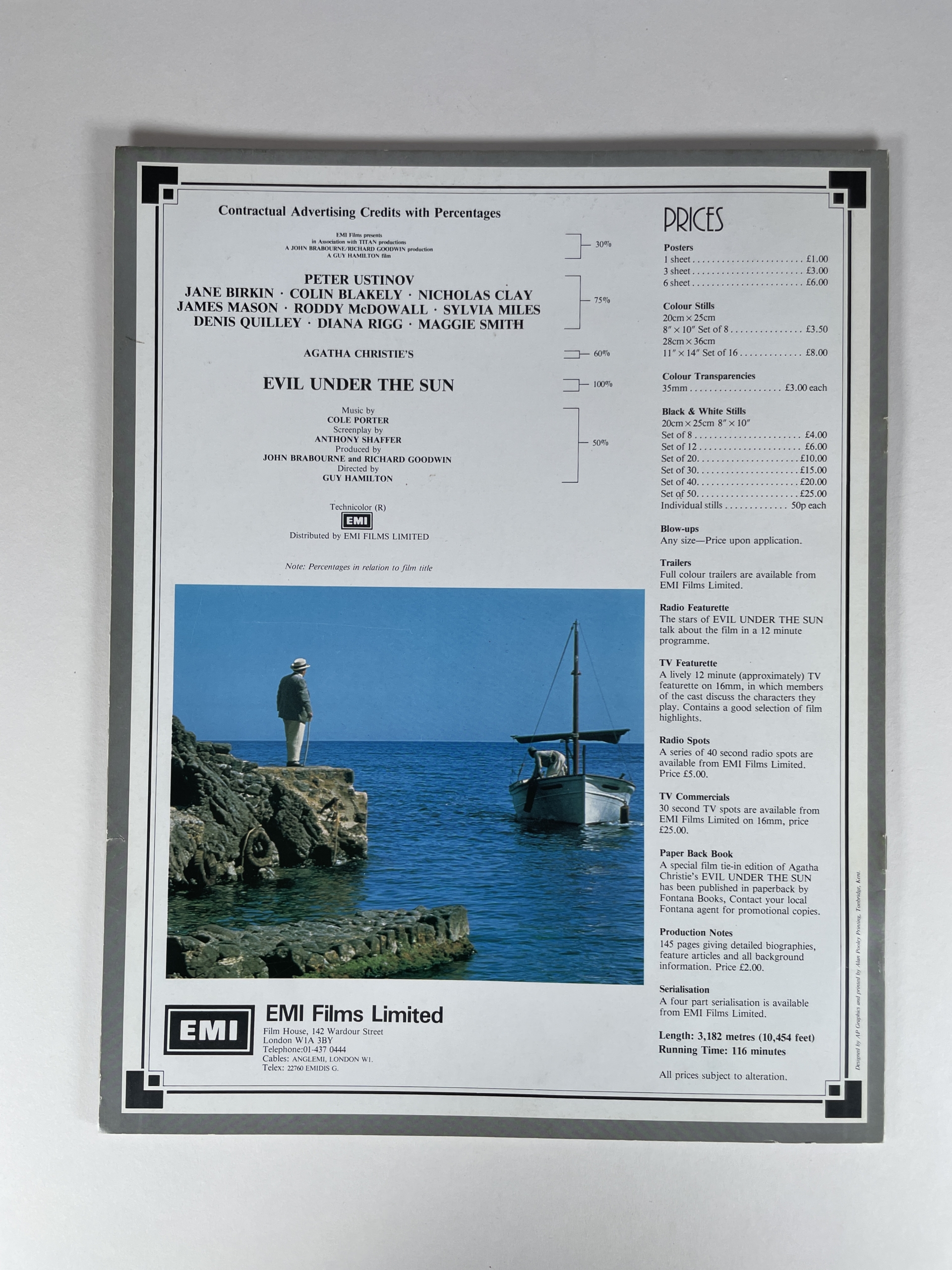 agatha christie evil under the sun movie promo book7