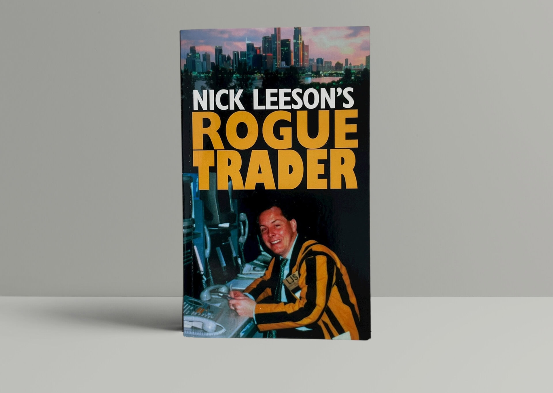 nick lesson rogue trader signed pback 1