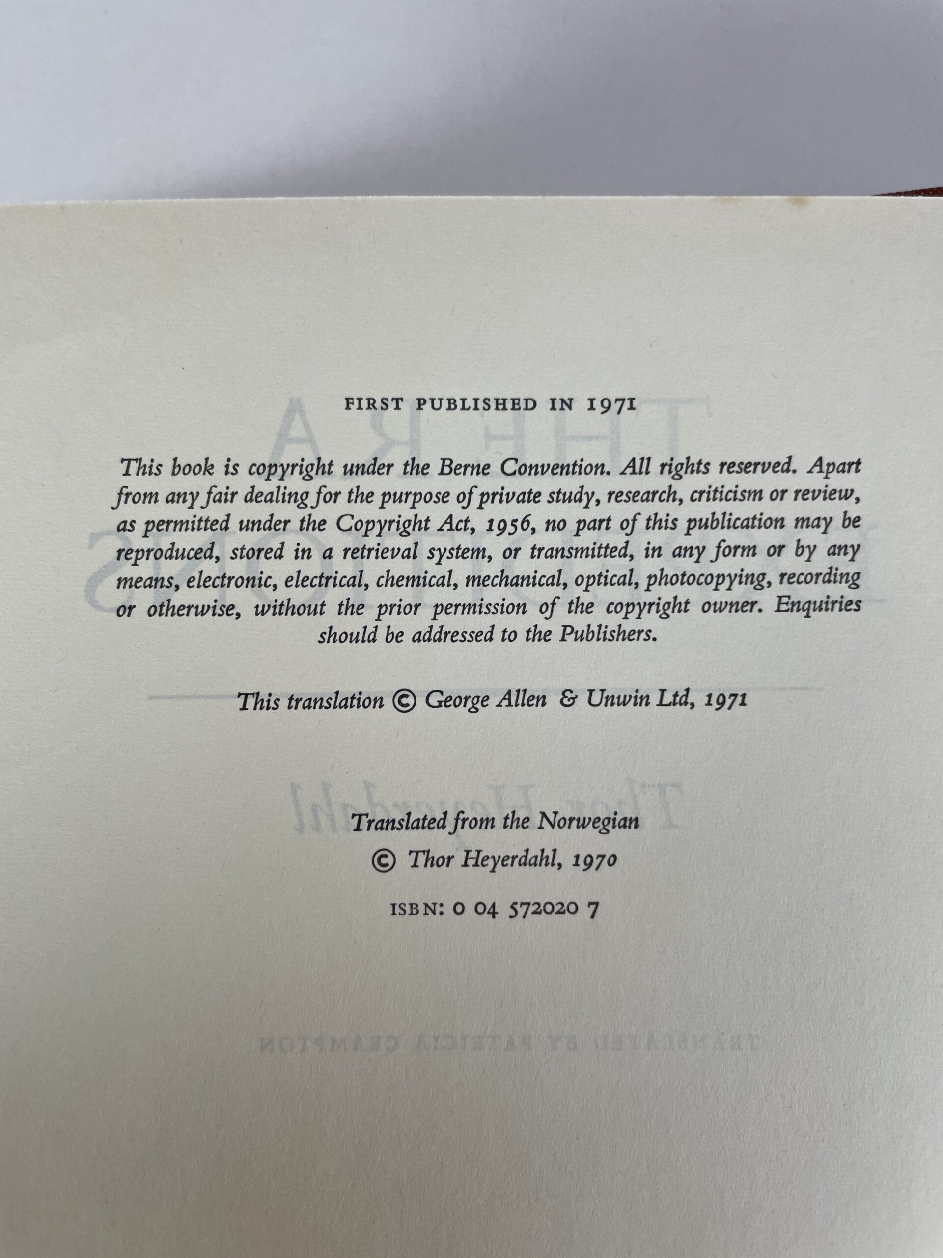 thor heyerdahl the ra expeditions signed first 3