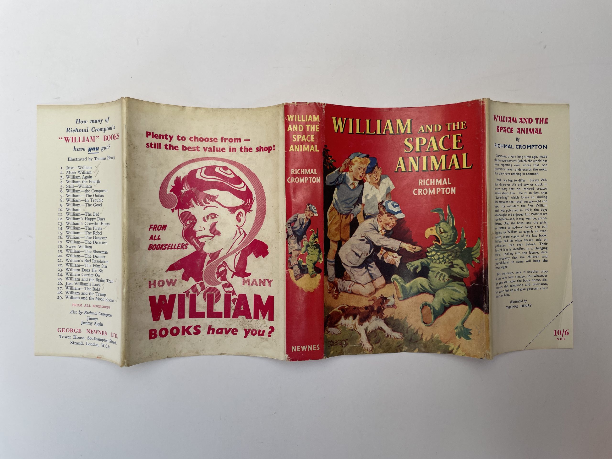 Richmal Crompton - William and the Space Animal - First Edition 1956 - Image 4