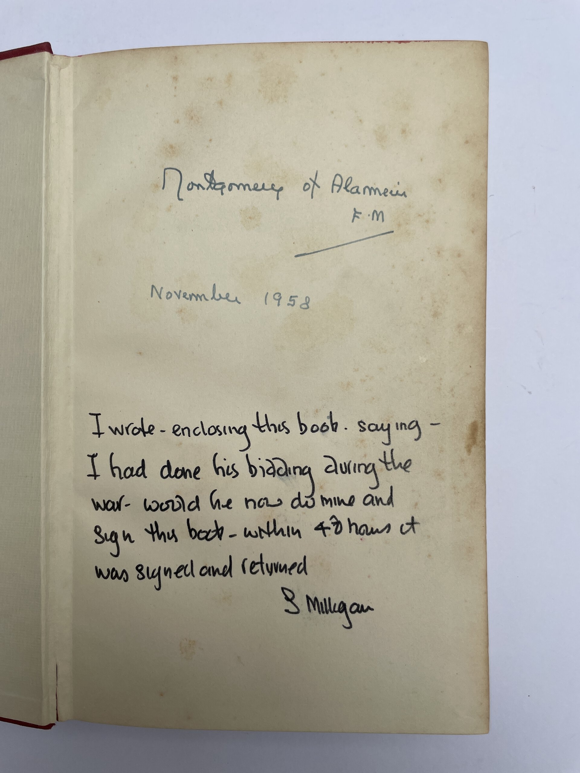 the memoirs of field marshal montgomery double signed first 2
