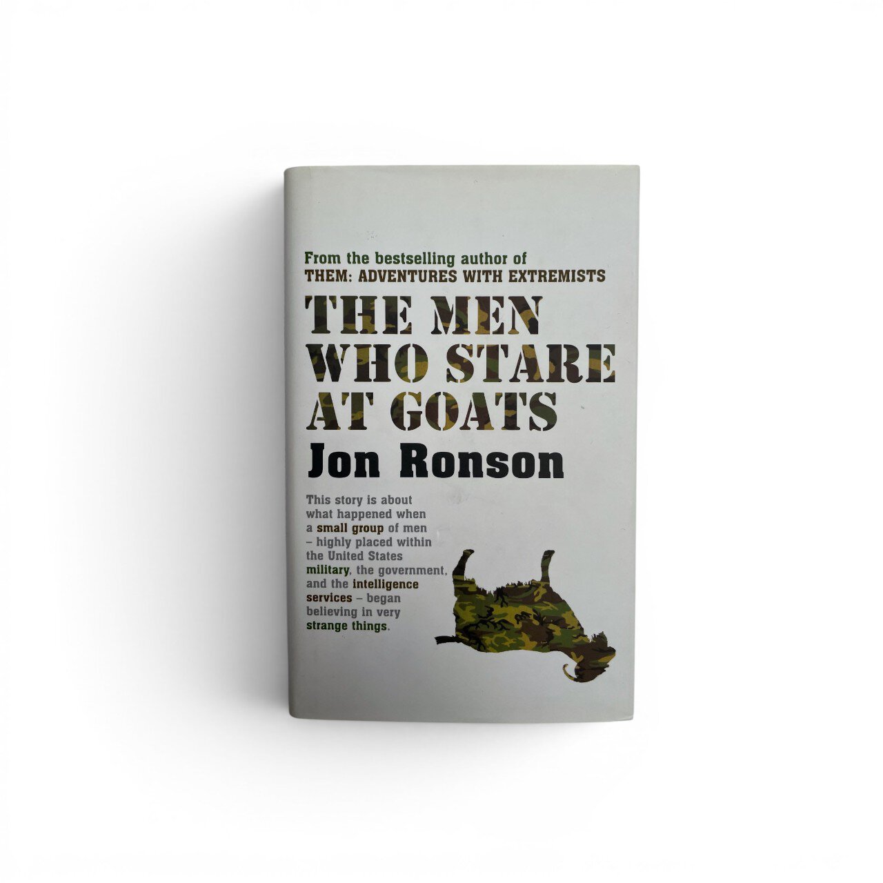 jon ronson the men who stare at goats signed first ed1