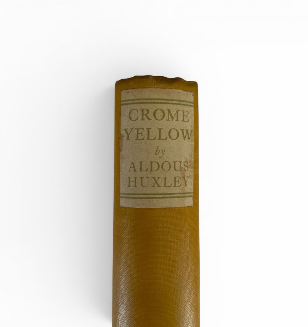 aldous huxley crome yellow first edition1