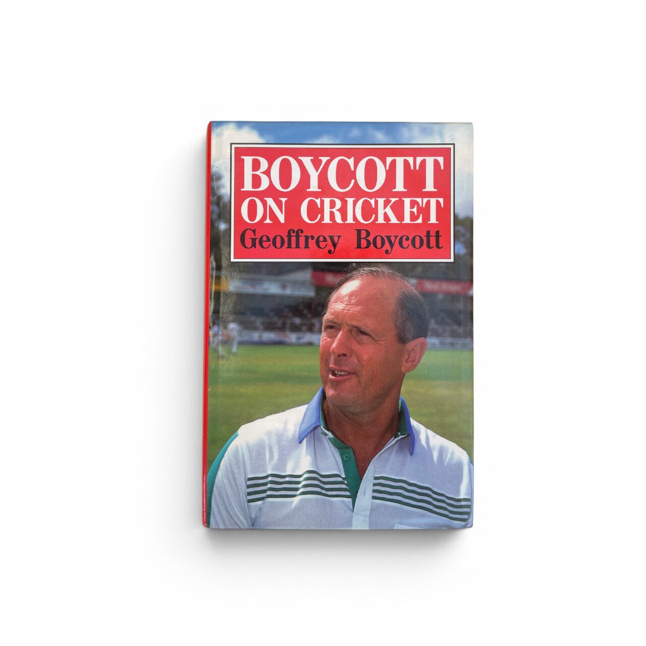 geoff boycott on cricket signed first 1