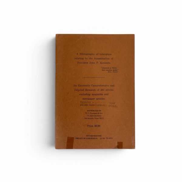 bib of lit relating to jfk 1