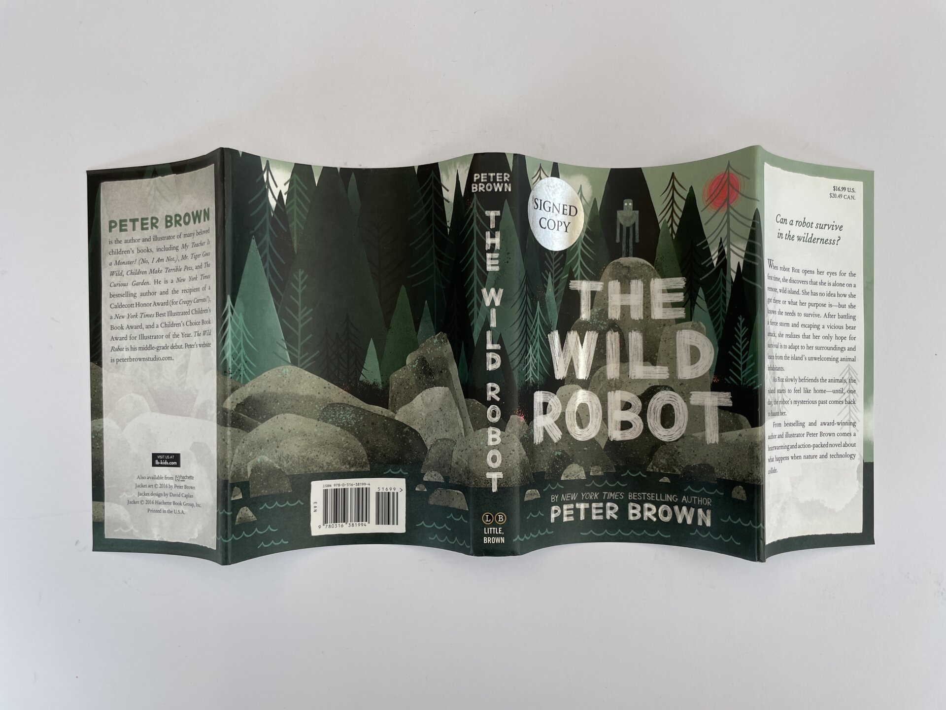 peter brown the wild robot signed first ed5