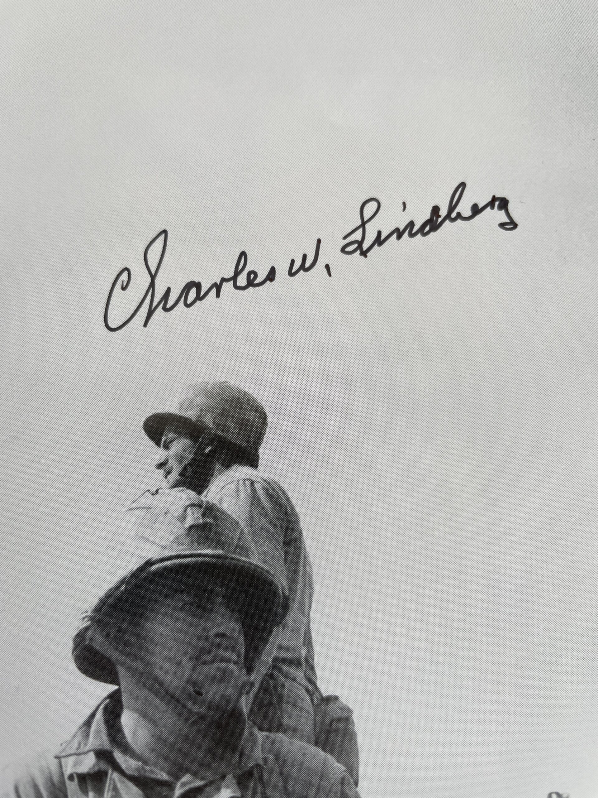 charles lindberg signed photo2