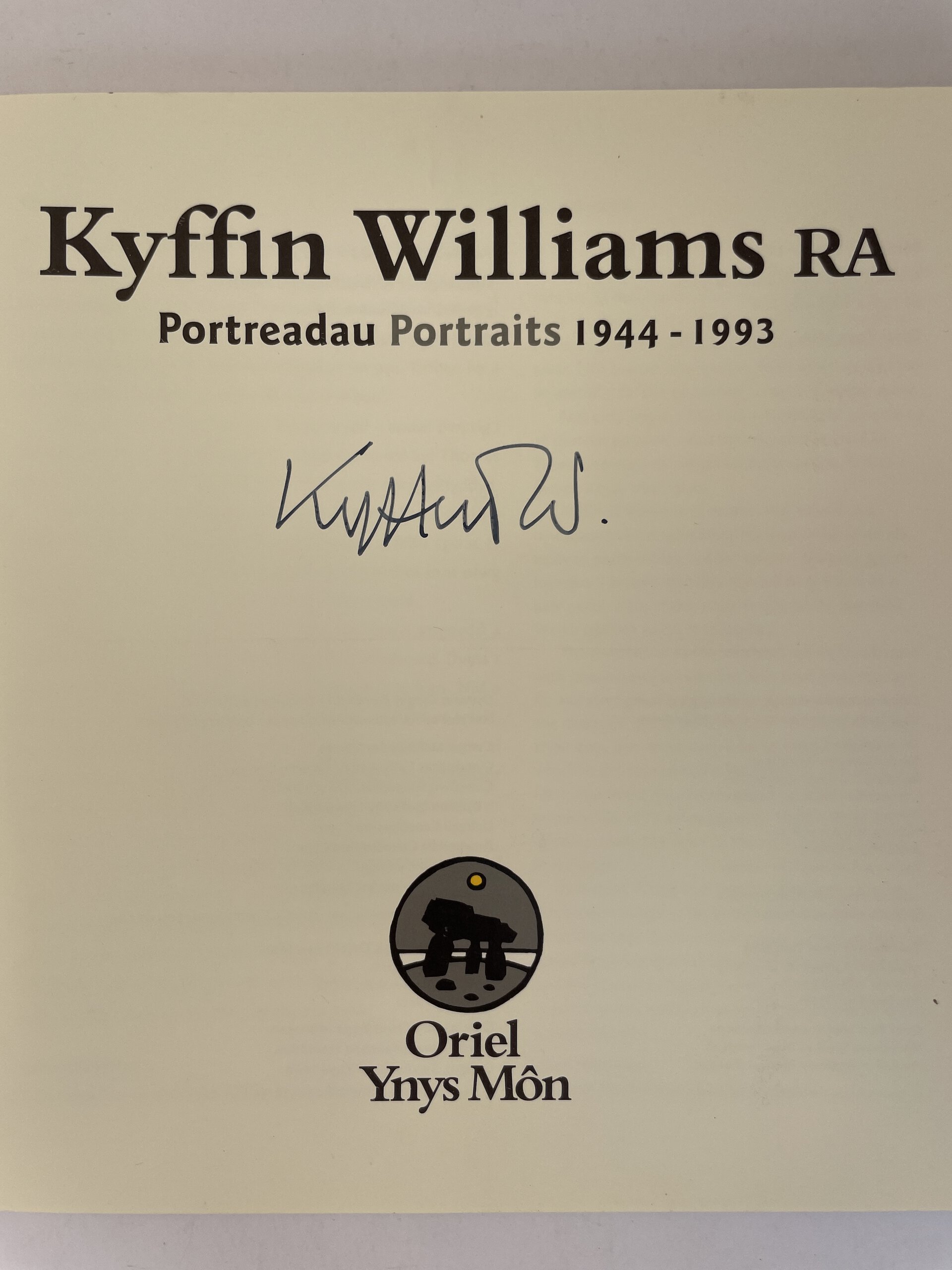 kyffin williams portreadau portraits signed first edition2