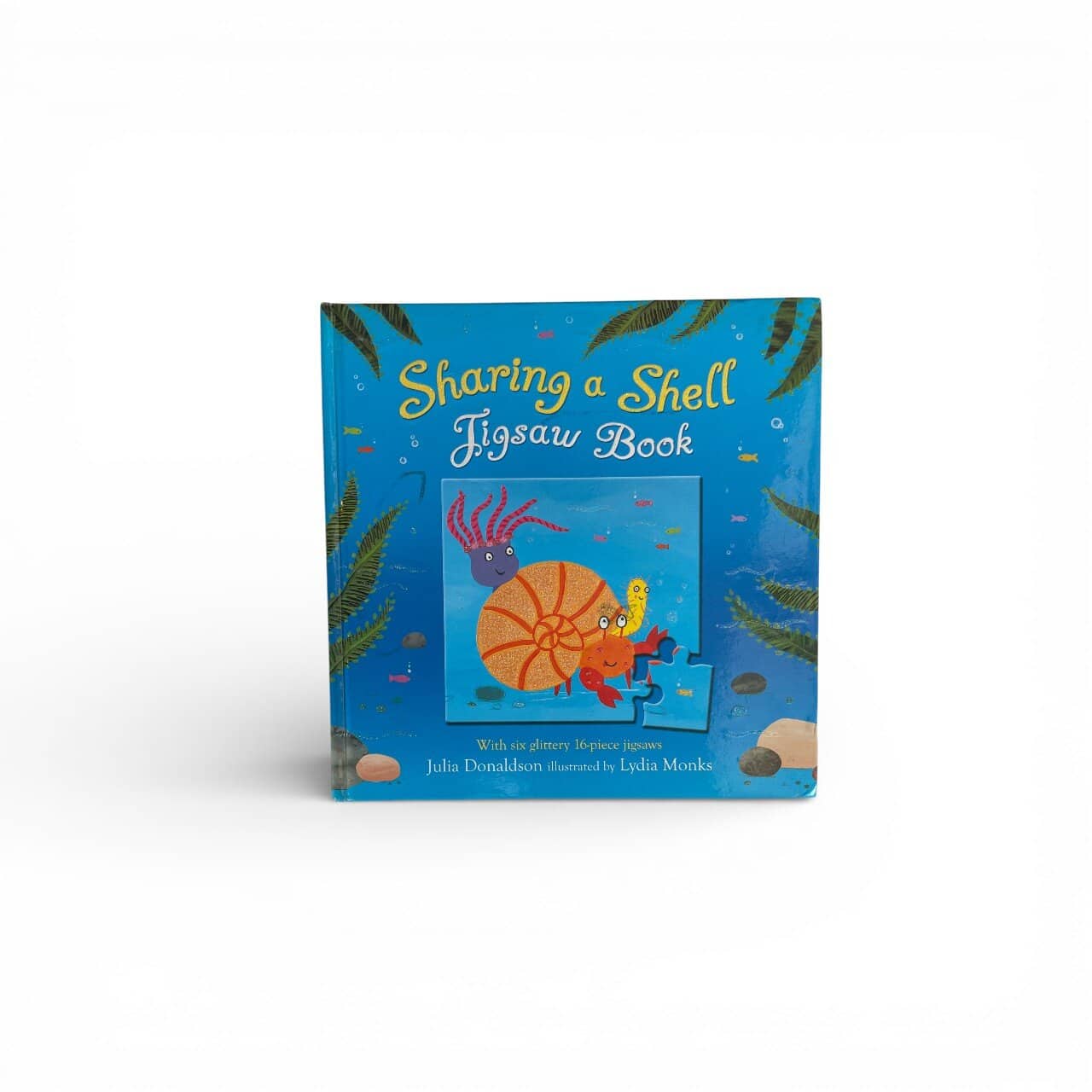 julia donaldson sharing a shell jigsaw 1