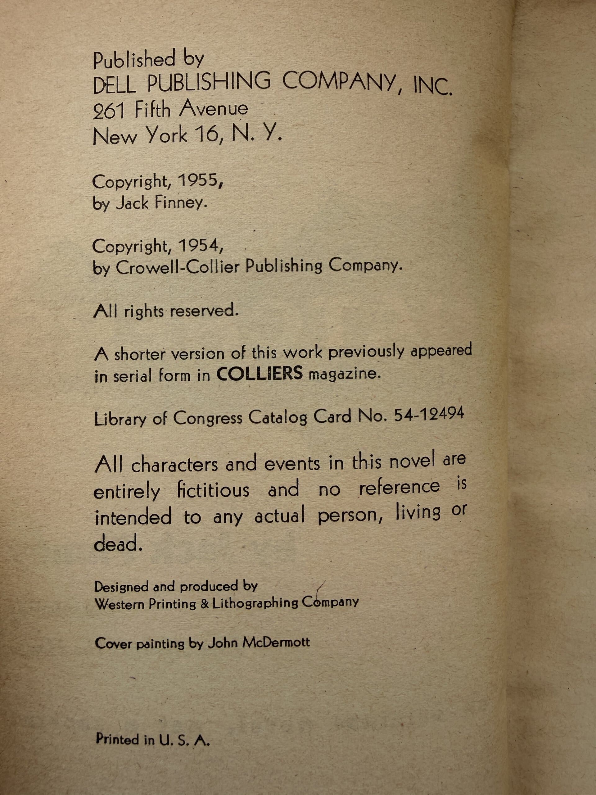 jack finney the body snatchers first edition2