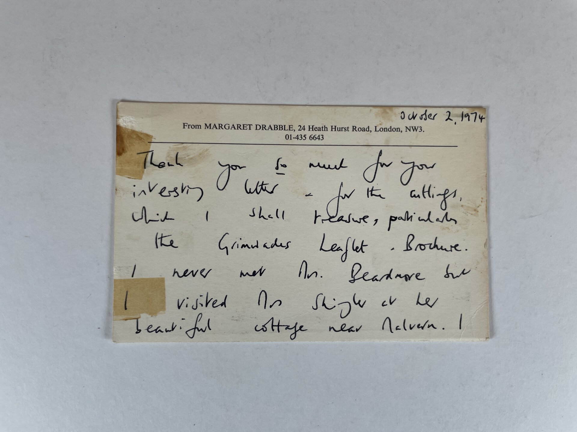 margaret drabble a summer bird cage first edition with card5