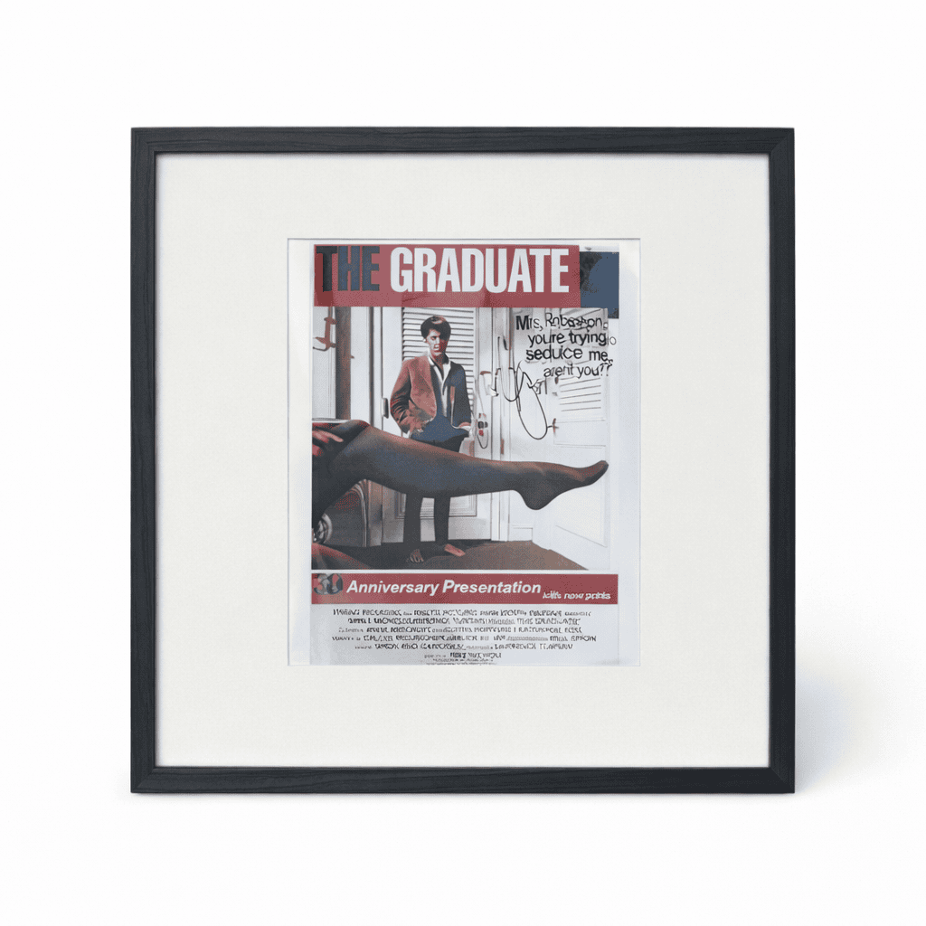 Dustin Hoffman - The Graduate - Rare Signed Small Film Poster