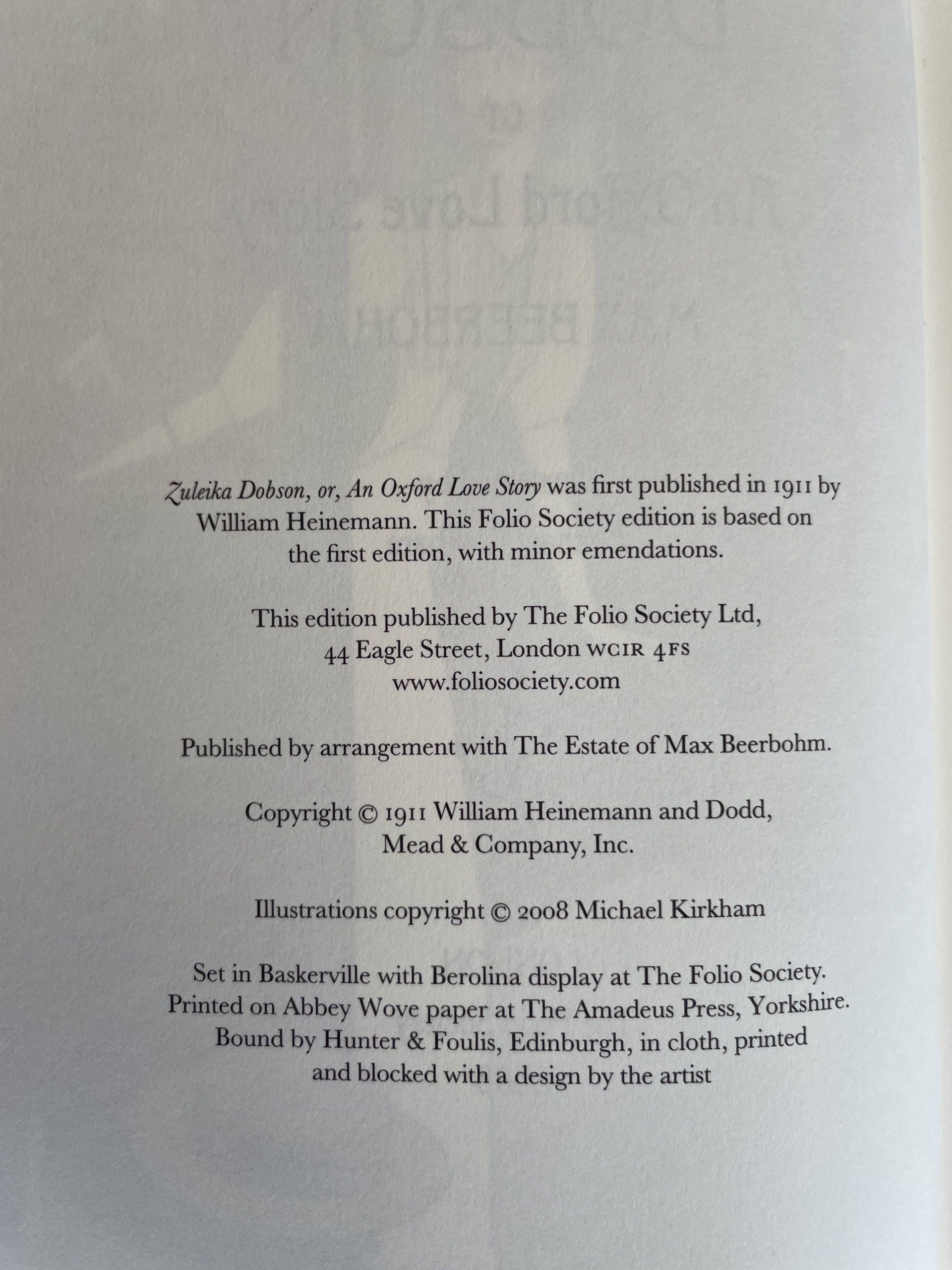 zuleika dobson folio2