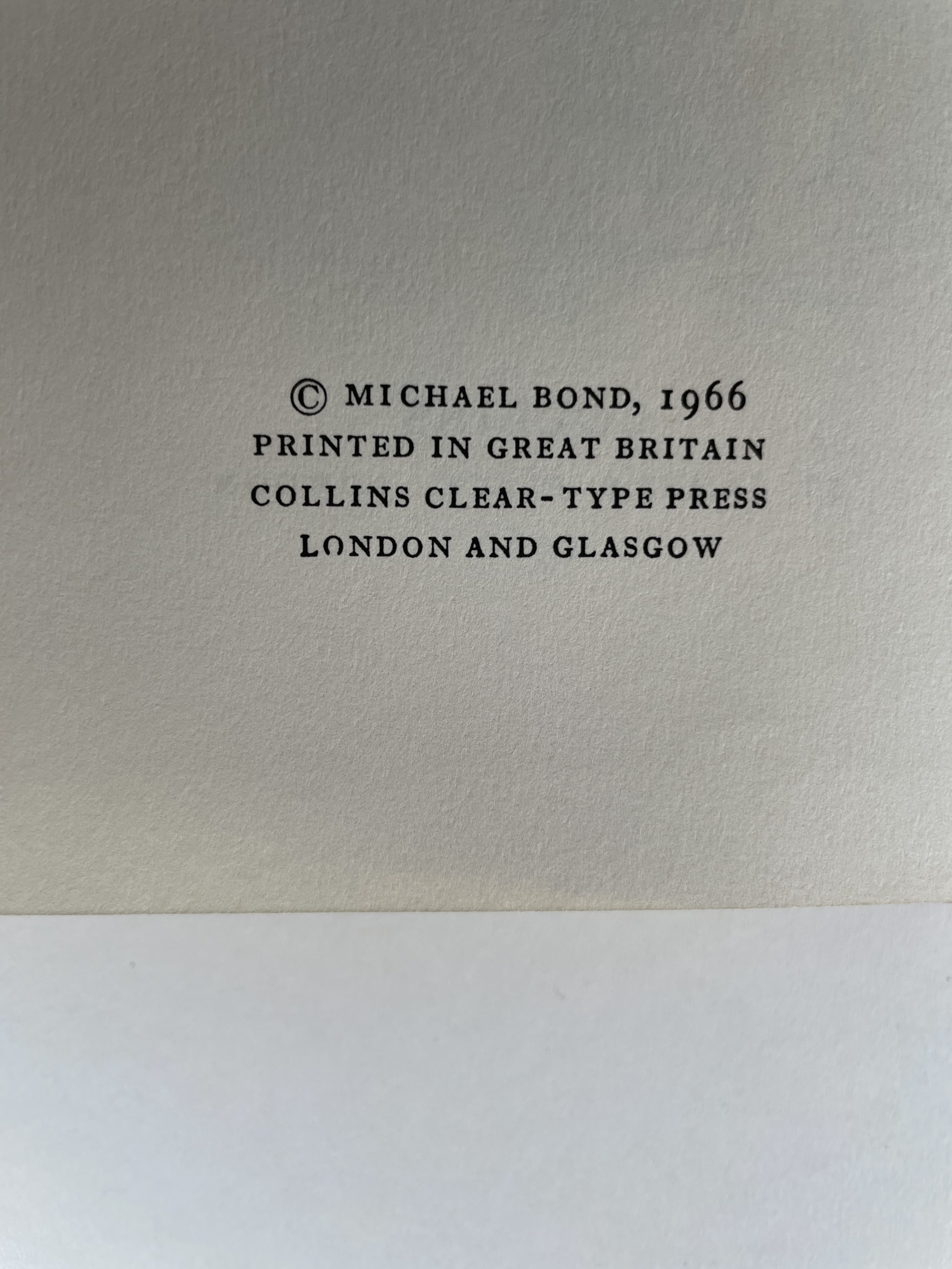 michael bond paddington at work first edition2