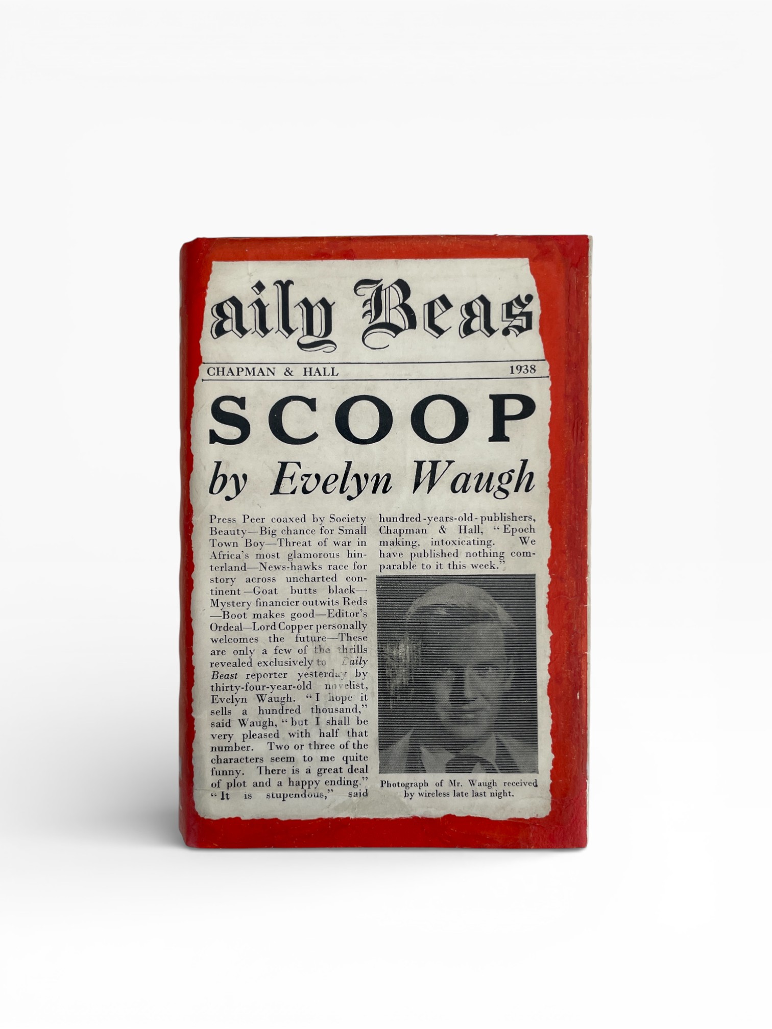 evelyn waugh scoop signed first 1