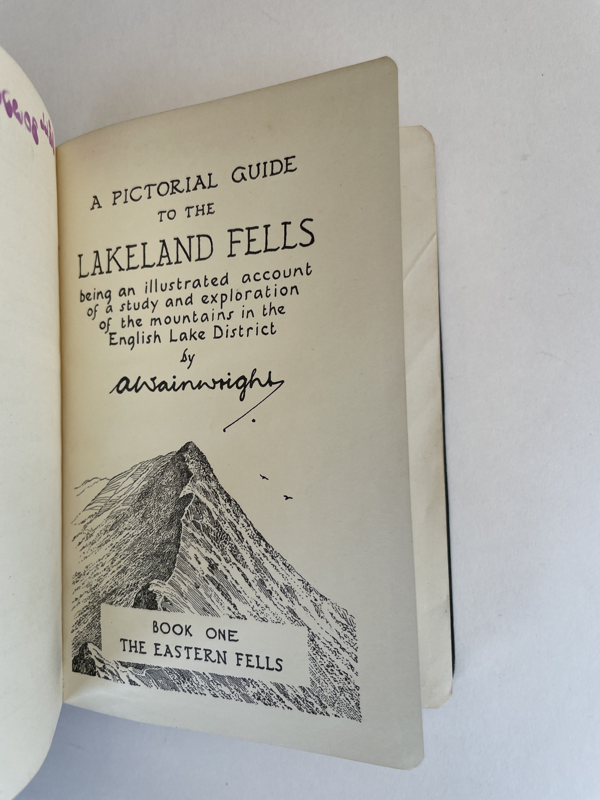 arthur wainwright a pictorial guide to the lakeland fells first 2