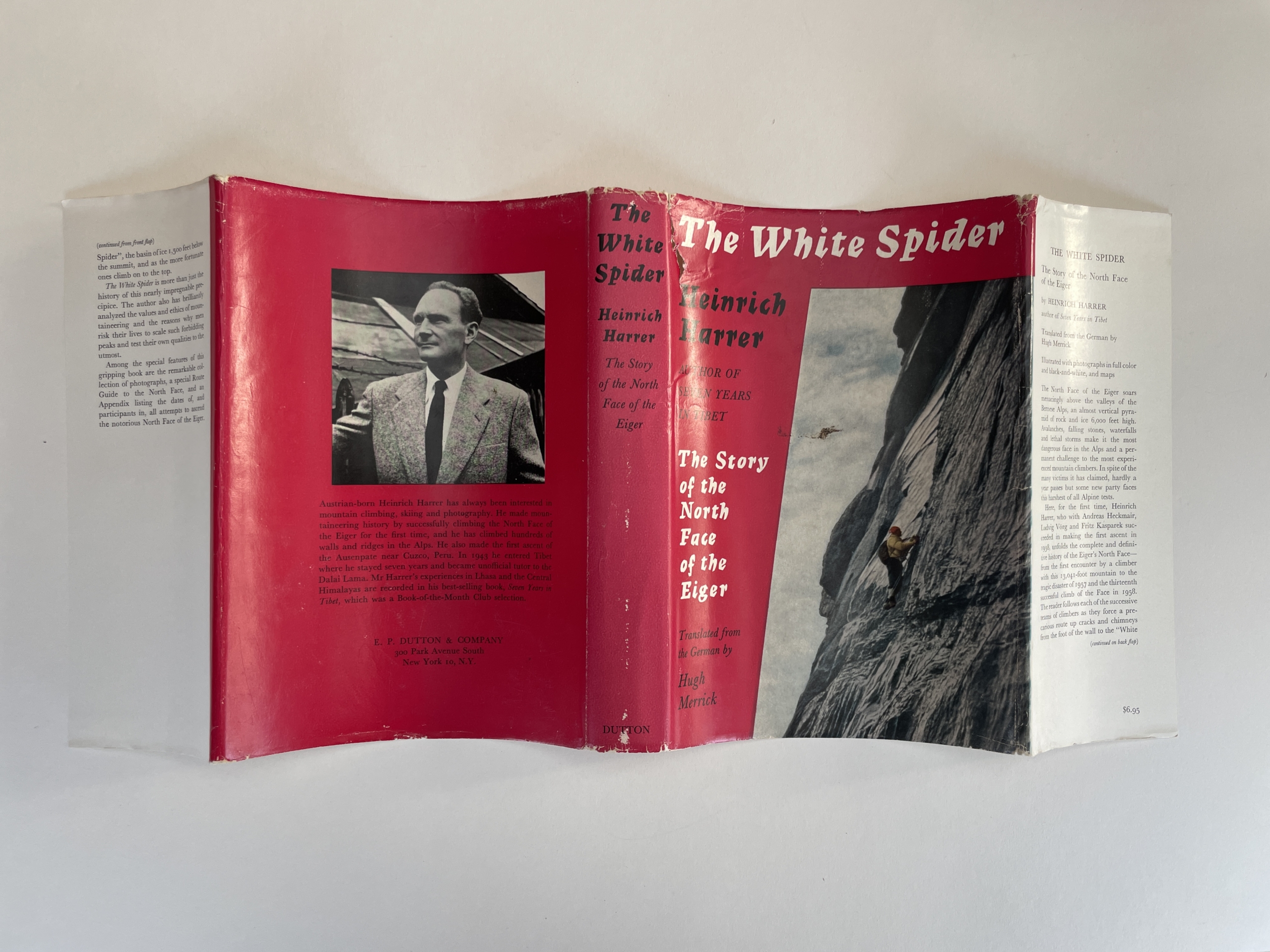 heinrich harrer the white spider signed first 5
