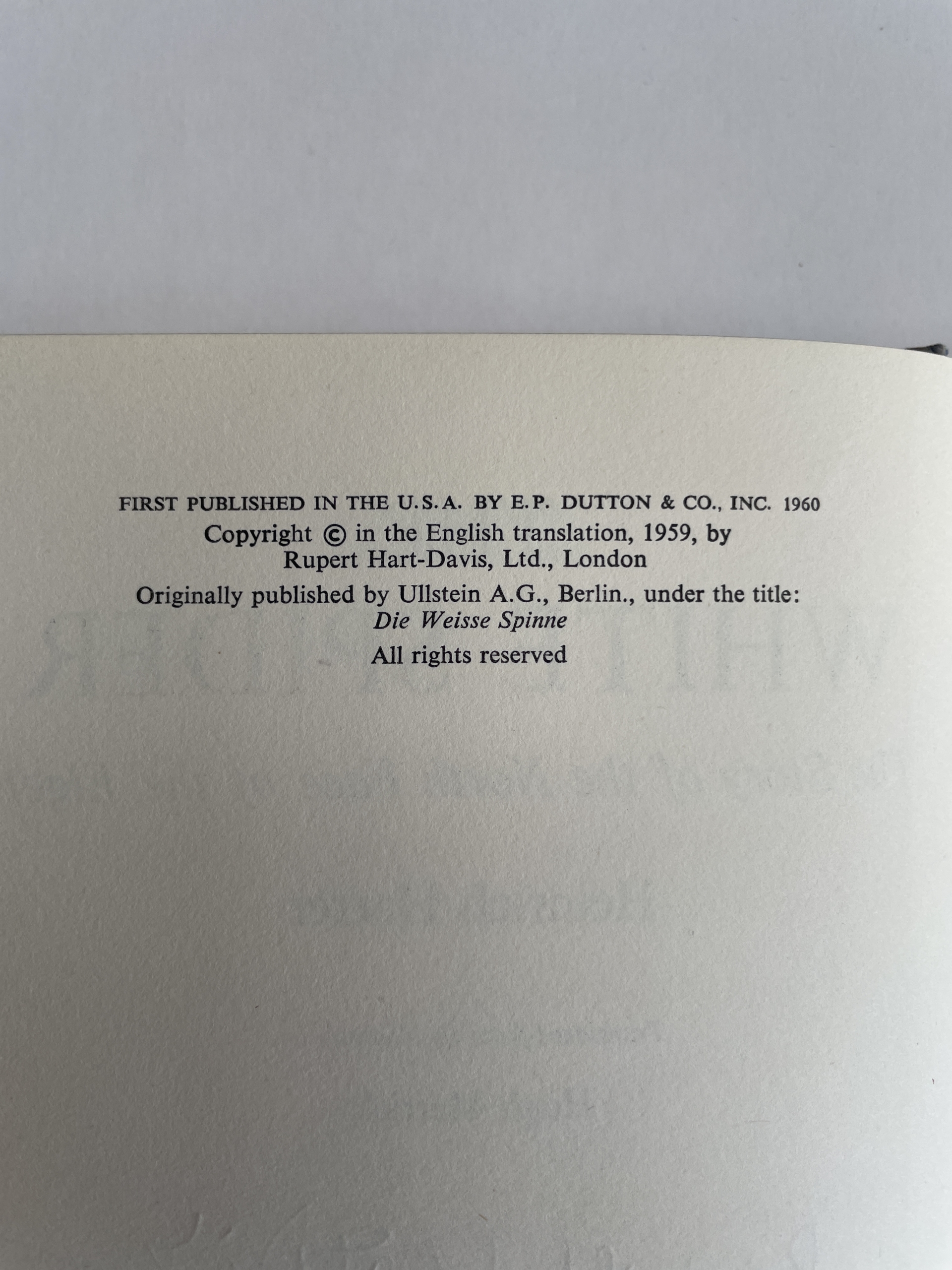 heinrich harrer the white spider signed first 3