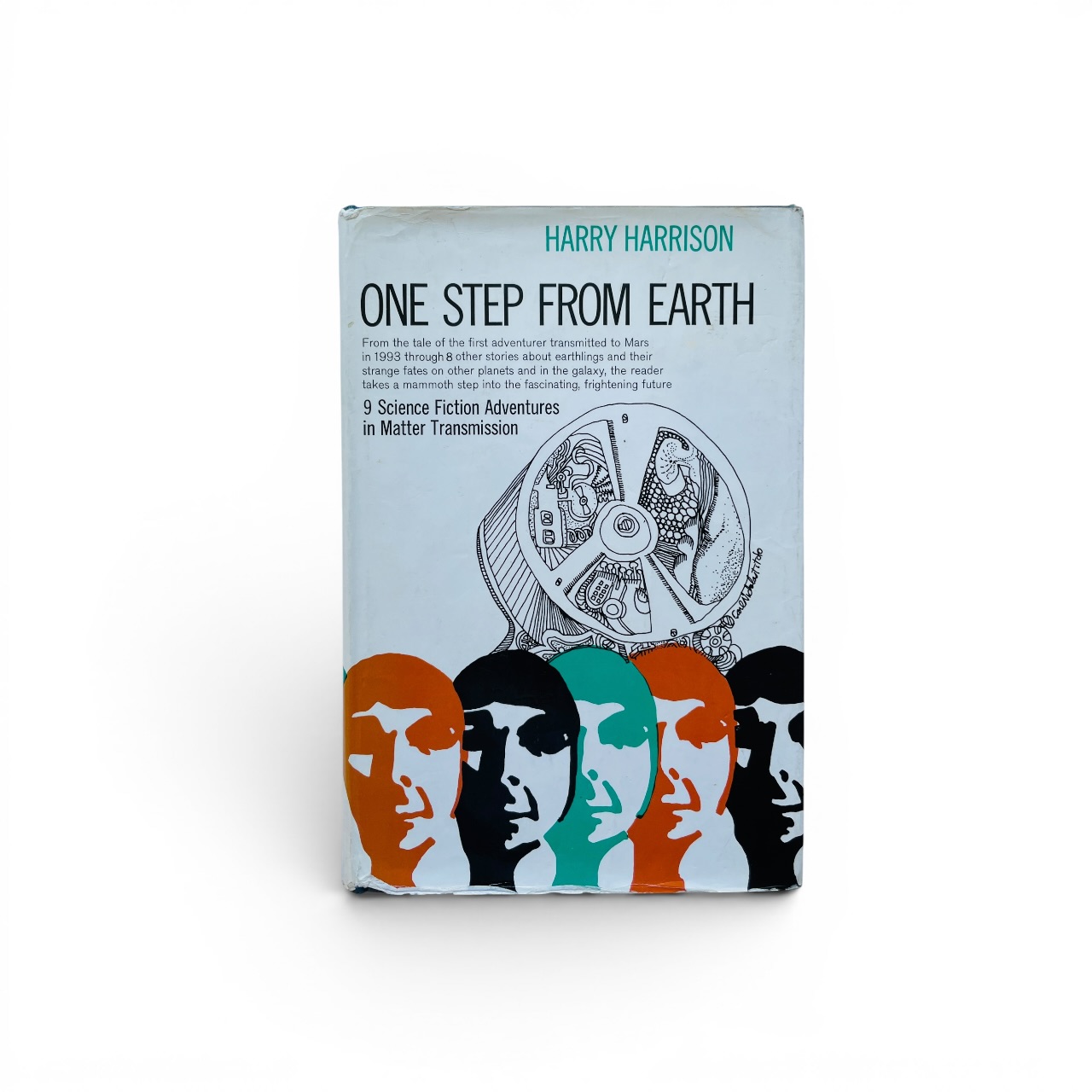 harry harrison one step from earth signed first ed1