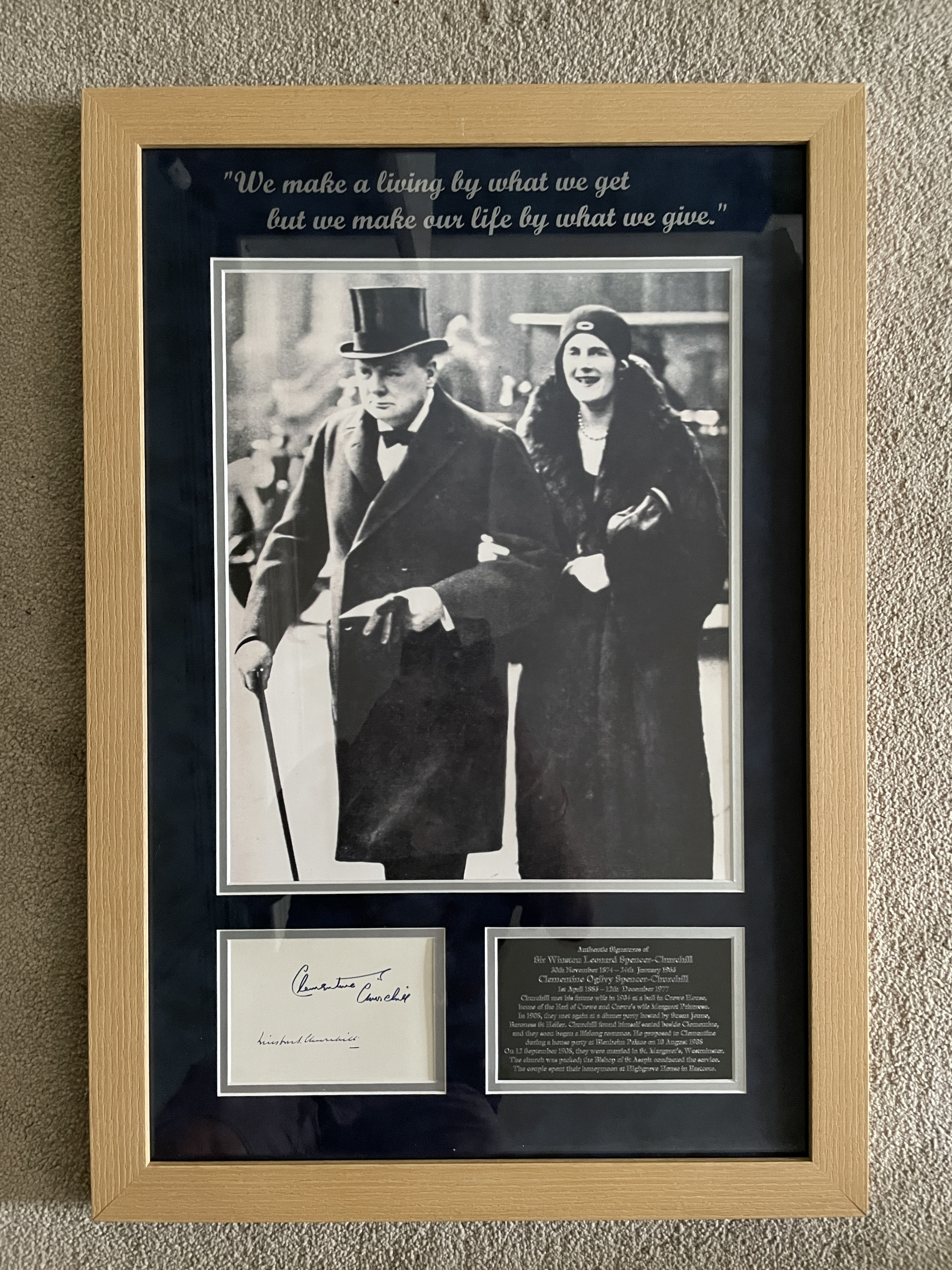 winston churchill the second world war with signed picture5