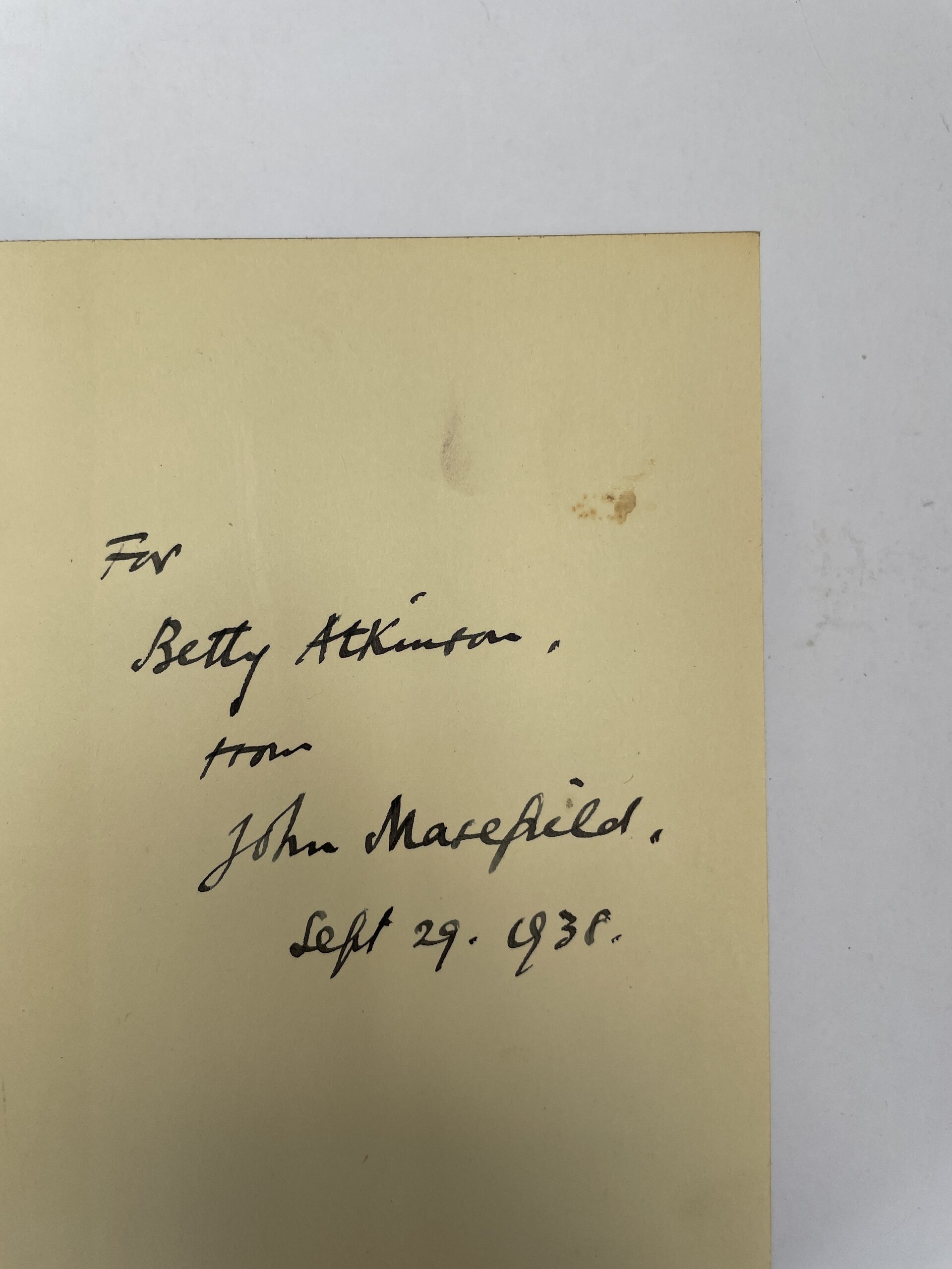 john masefield dead ned signed first ed2