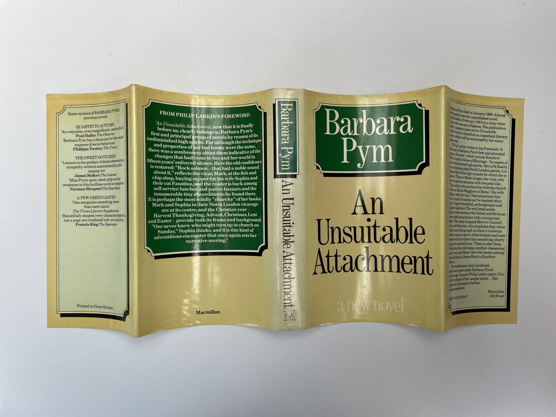 barbara pym an unsuitbable attachment first edition4