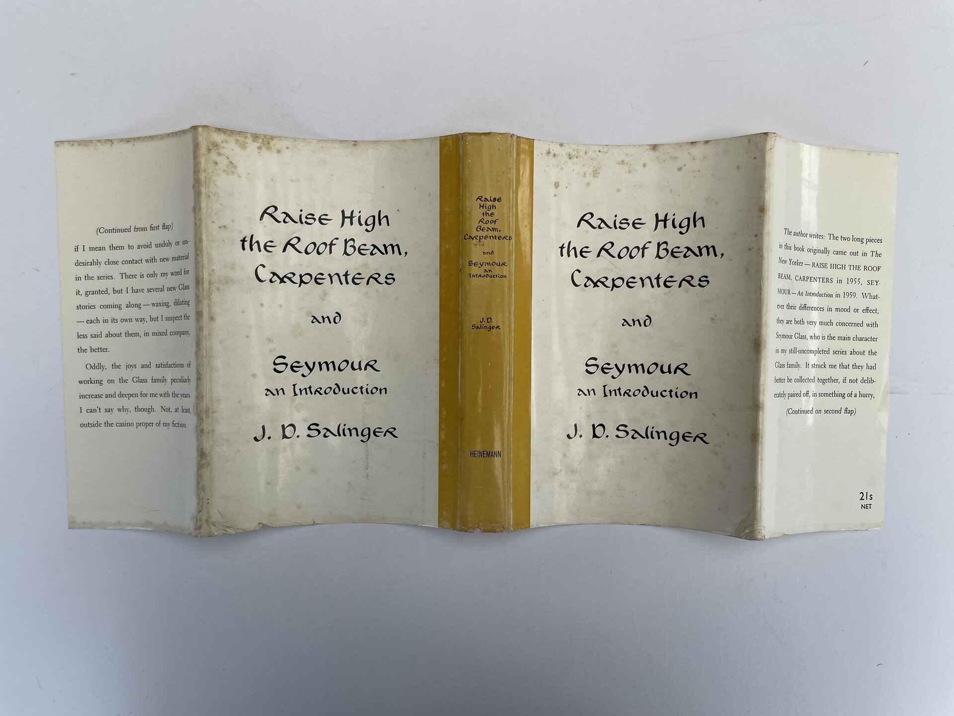 jd salinger raise high the roof bean first ed4