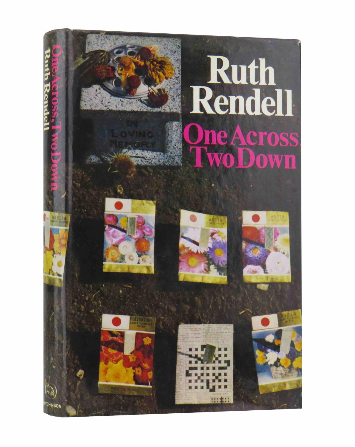 Ruth Rendell - One Across, Two Down - SIGNED by the Author - First Edition - 1971
