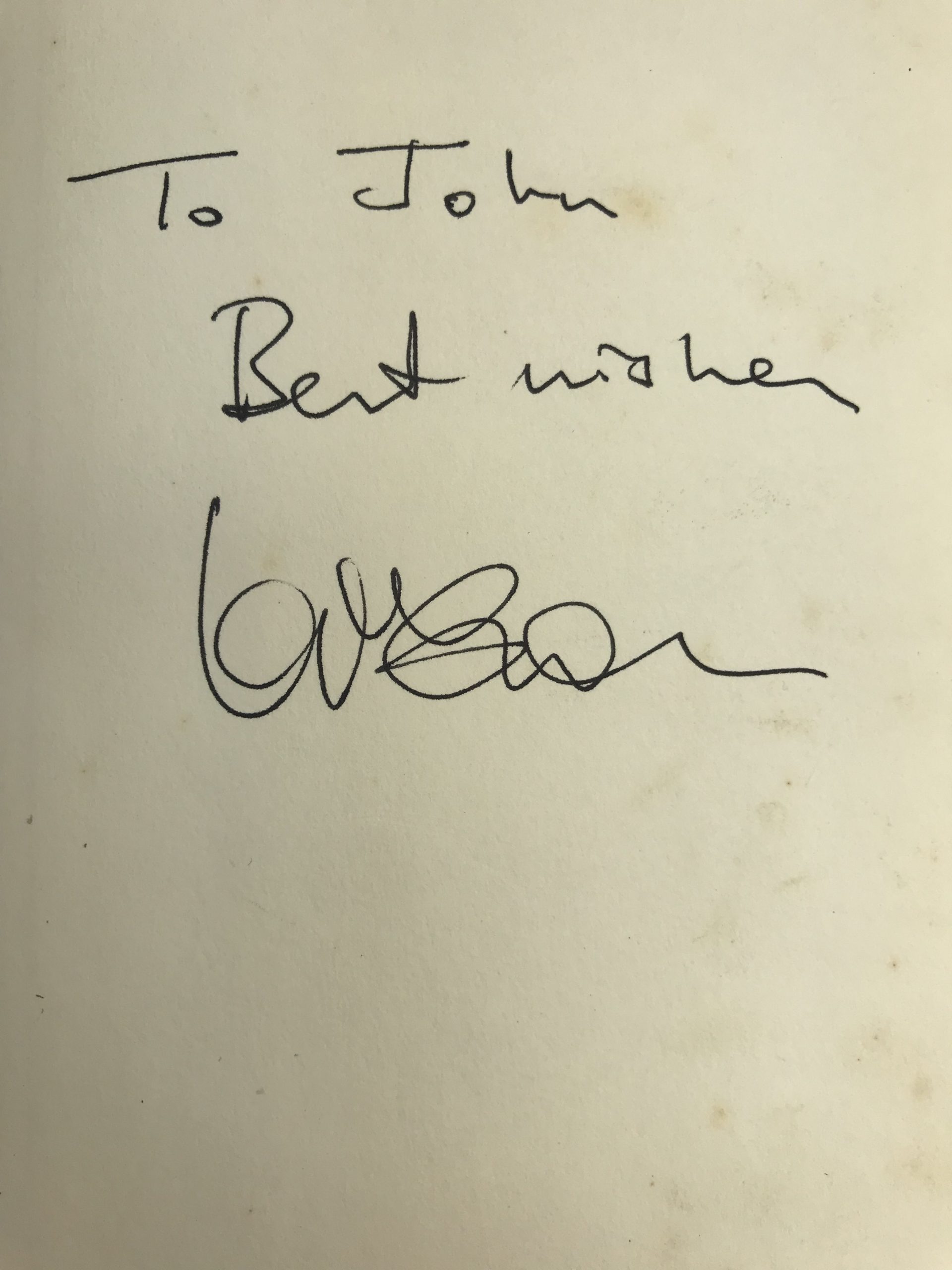 Ian McEwan - First Love, Last Rites - SIGNED and INSCRIBED by the Author - First Edition - 1975 - Image 2