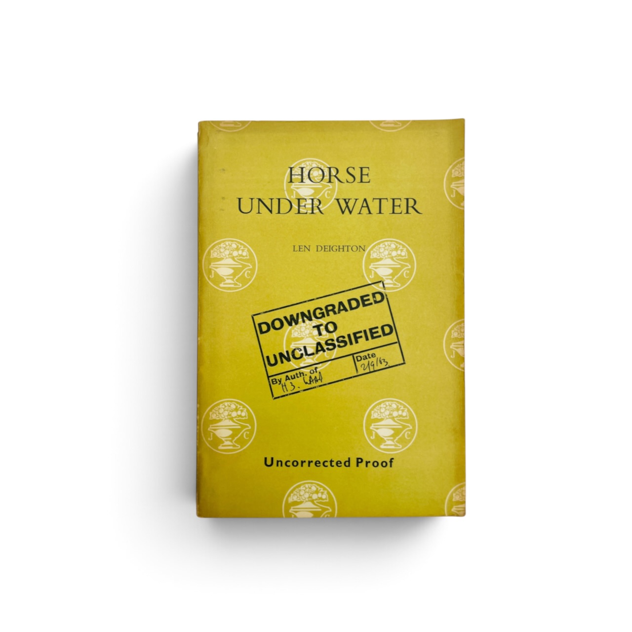 Len Deighton - Horse Under Water - Uncorrected Proof 1963