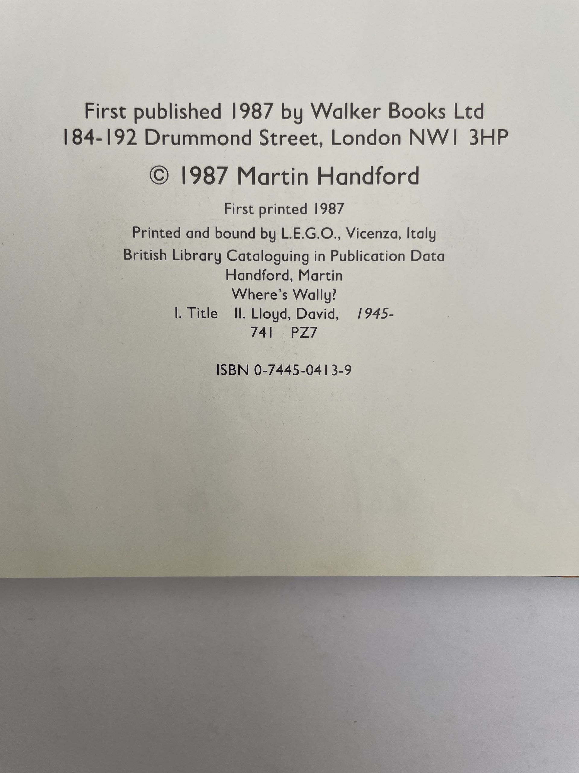 Martin Handford - Where's Wally? - First Edition 1987 - Image 2