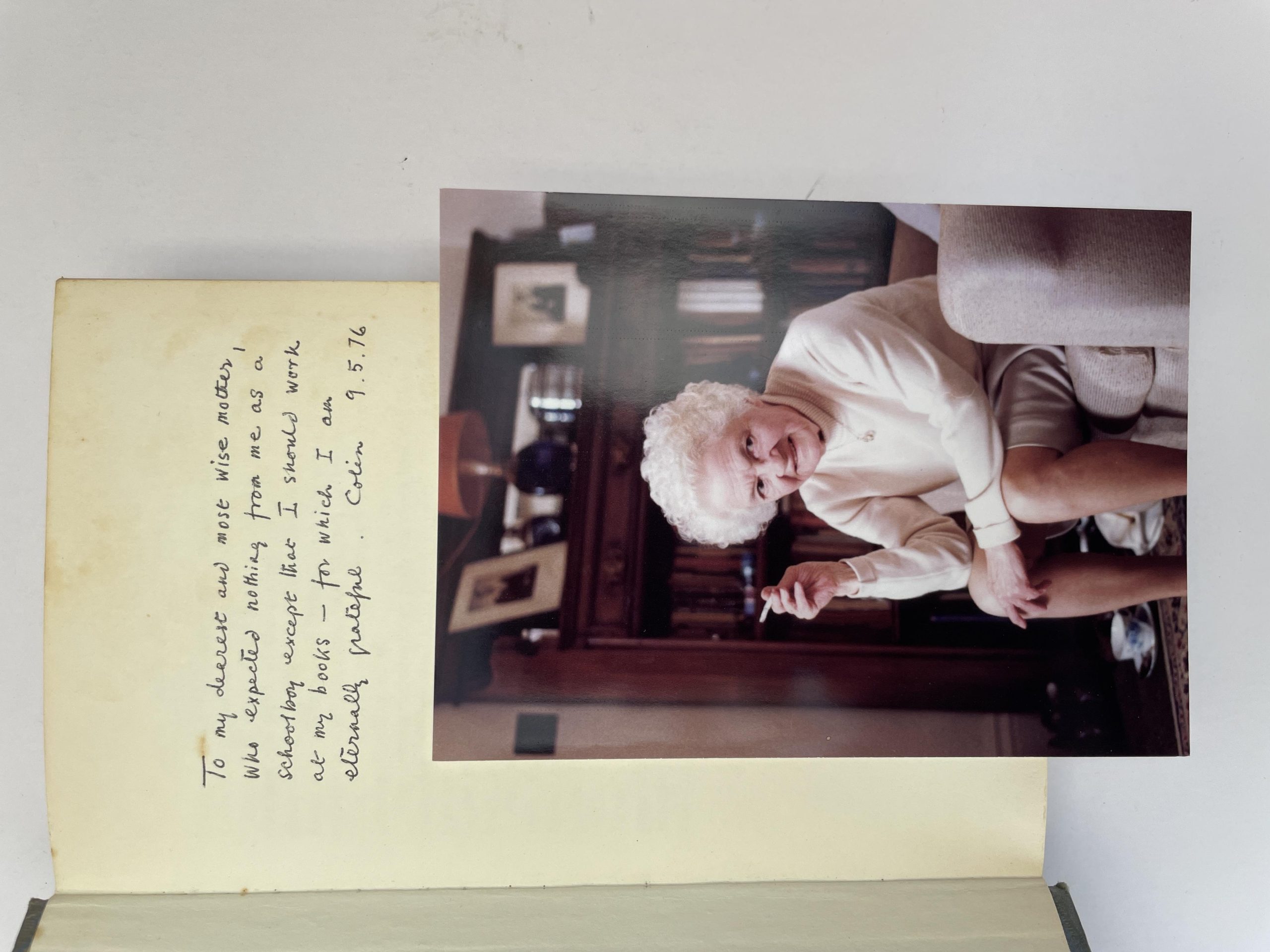 Colin Dexter - Last Seen Wearing - SIGNED, DATED and INSCRIBED to his Mother - First Edition - 1976 - Image 6