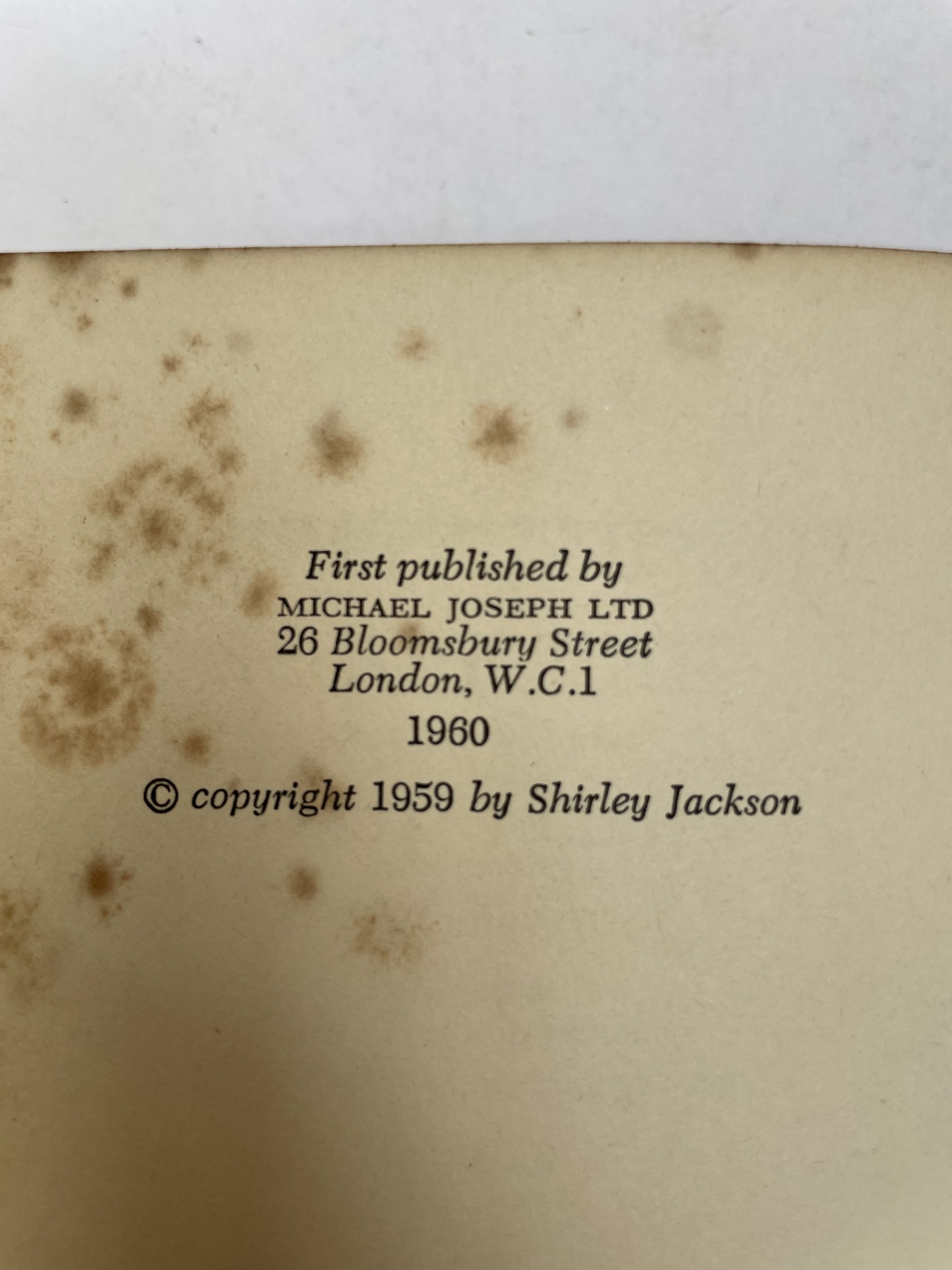 Shirley Jackson - The Haunting of Hill House - First Edition - 1960 - Image 2
