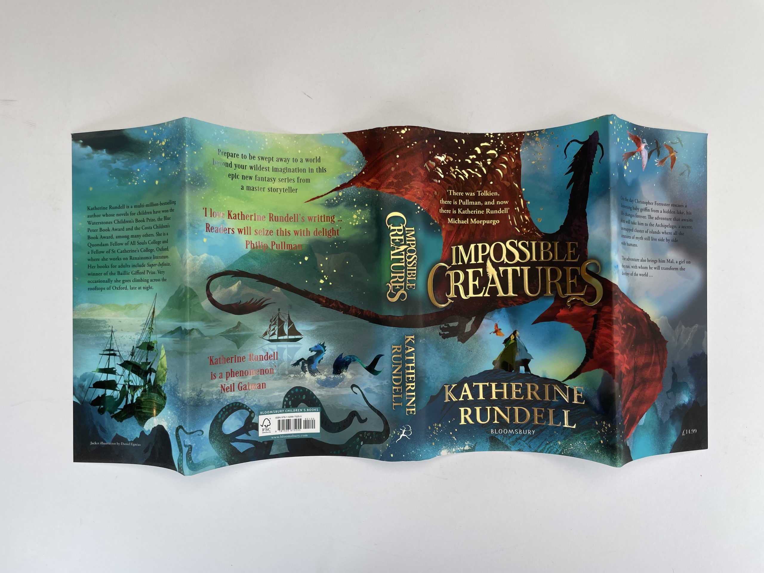 Katherine Rundell - Impossible Creatures - Sprayed Edges - SIGNED by the Author - First Edition - 2023 - Image 6