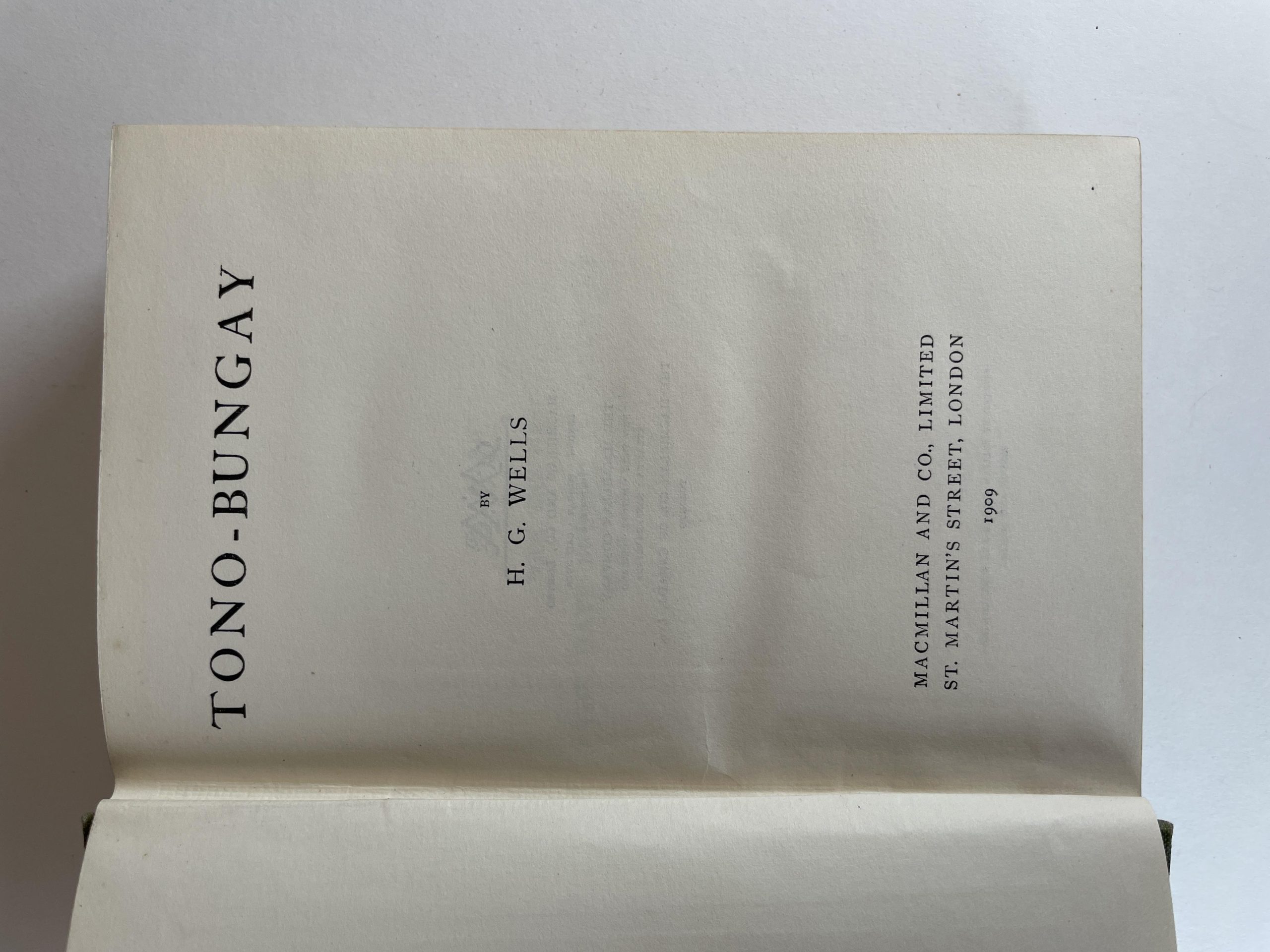 H. G. Wells - Tono-Bungay - First Edition - 1909 - Image 3