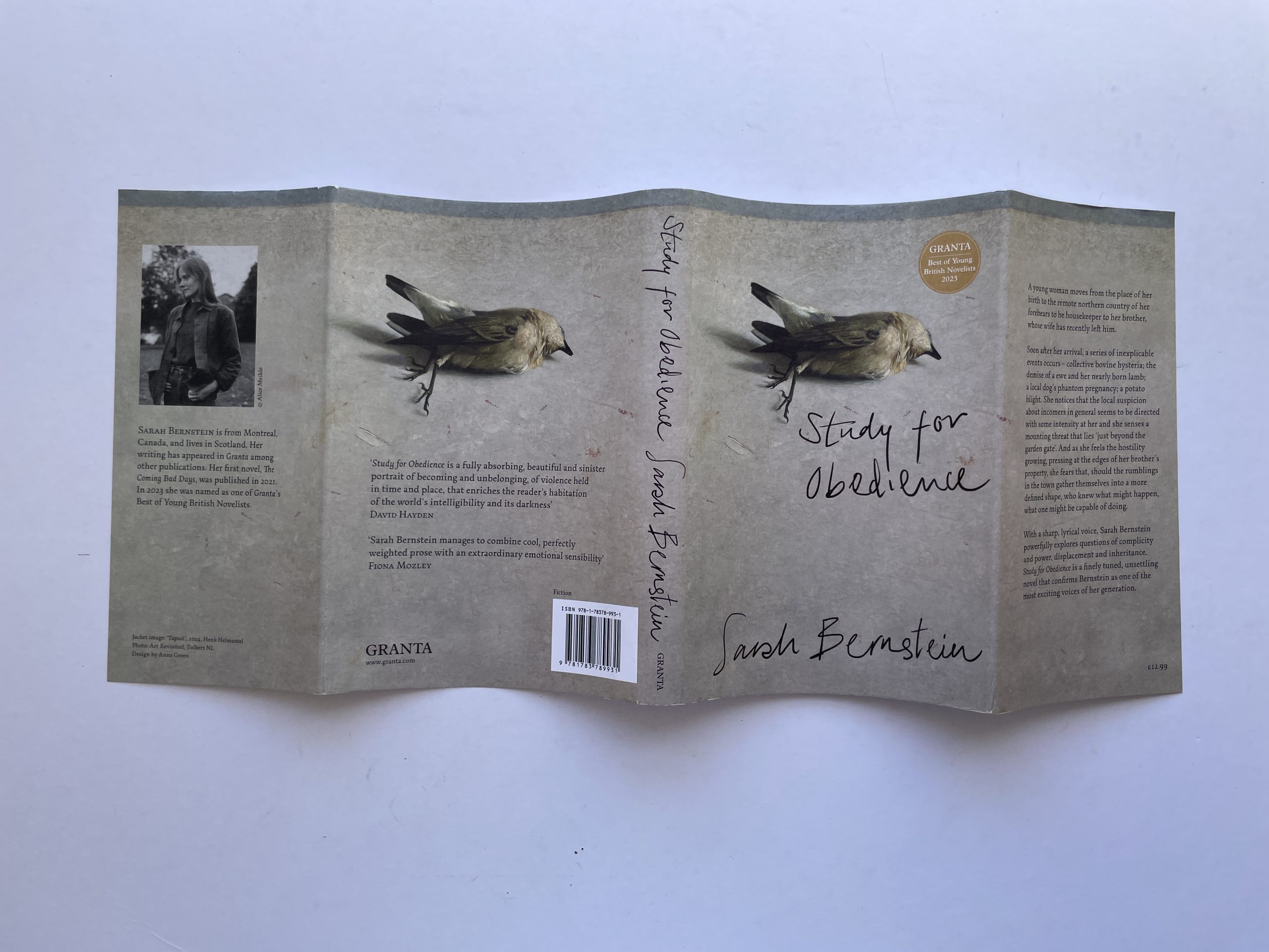 Sarah Bernstein - Study For Obedience - SIGNED First Edition 2023 - Image 5