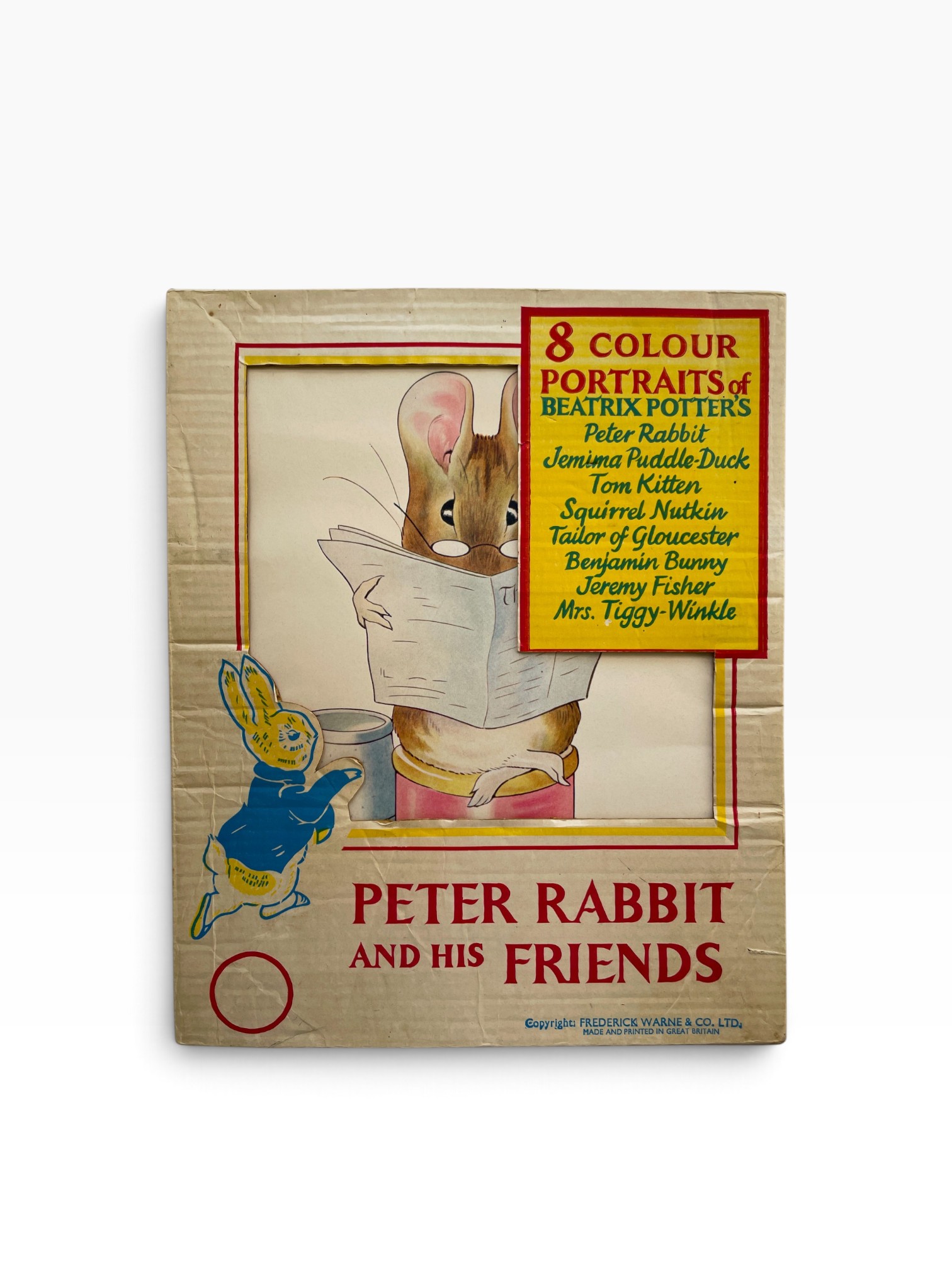 Beatrix Potter - Peter Rabbit and His Friends - 8 Colour Portraits