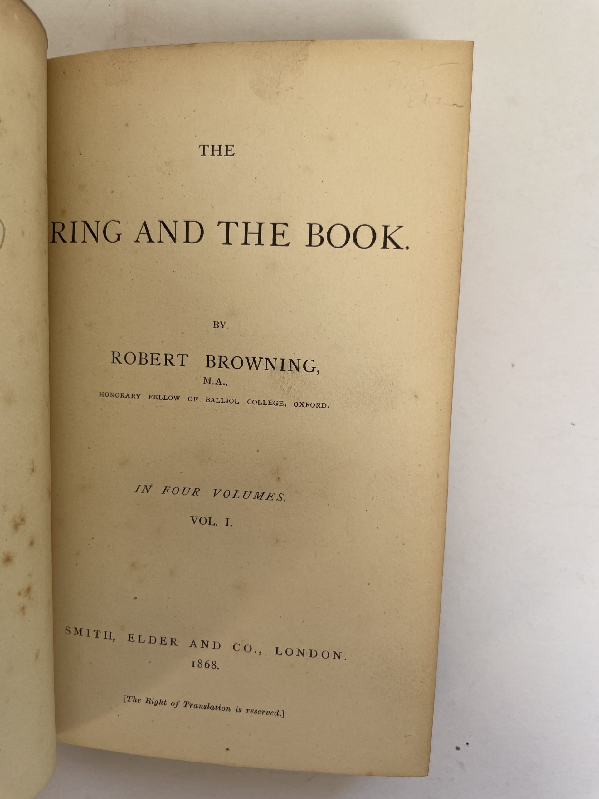Robert Browning - The Ring And The Book - First Editions 1968/69 - Image 2