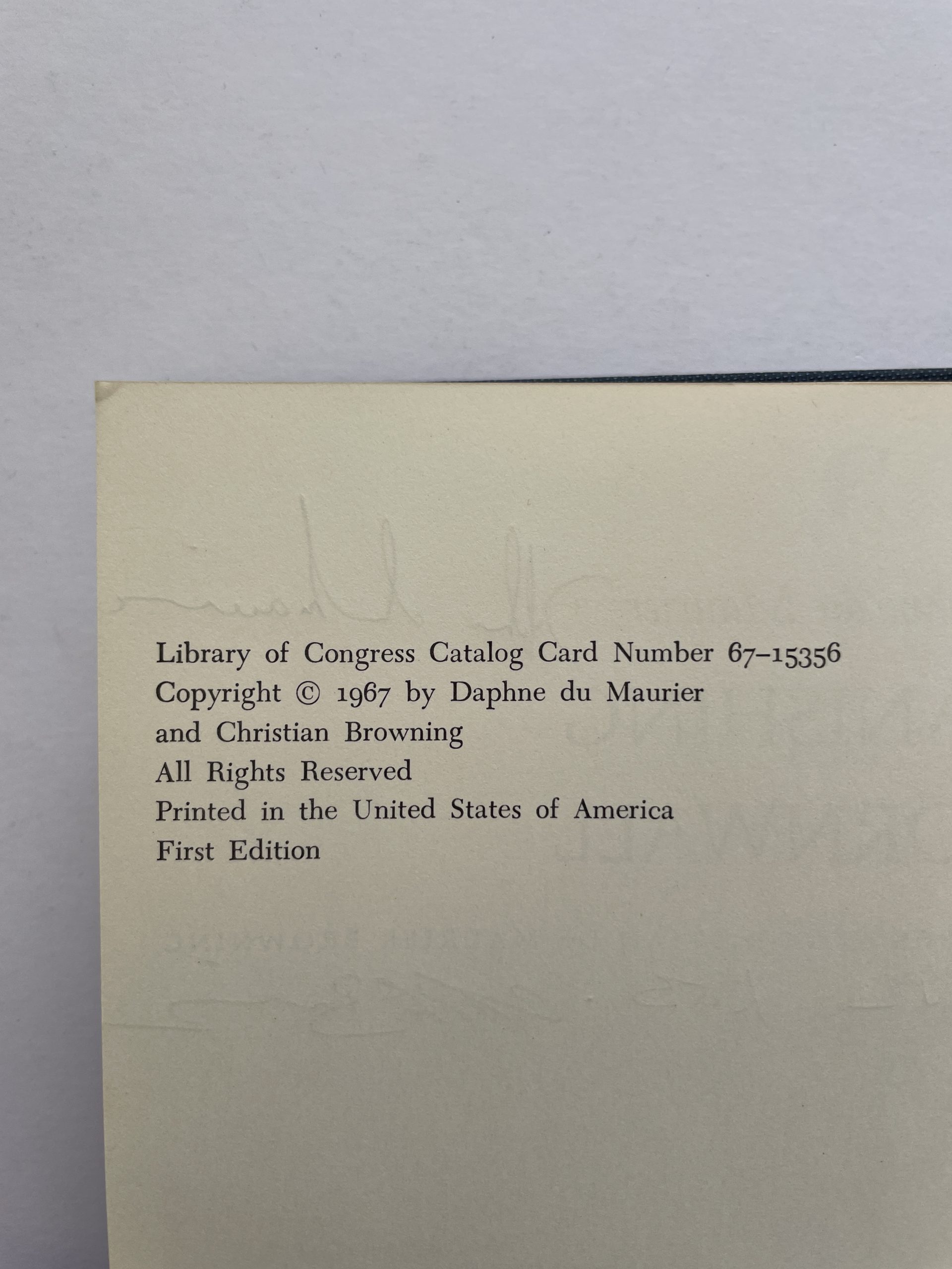 Daphne du Maurier - Vanishing Cornwall - First US Edition 1967 -  Inscribed to Maureen and Monty Baker-Munton — Additionally Signed by Christian Browning - Image 3