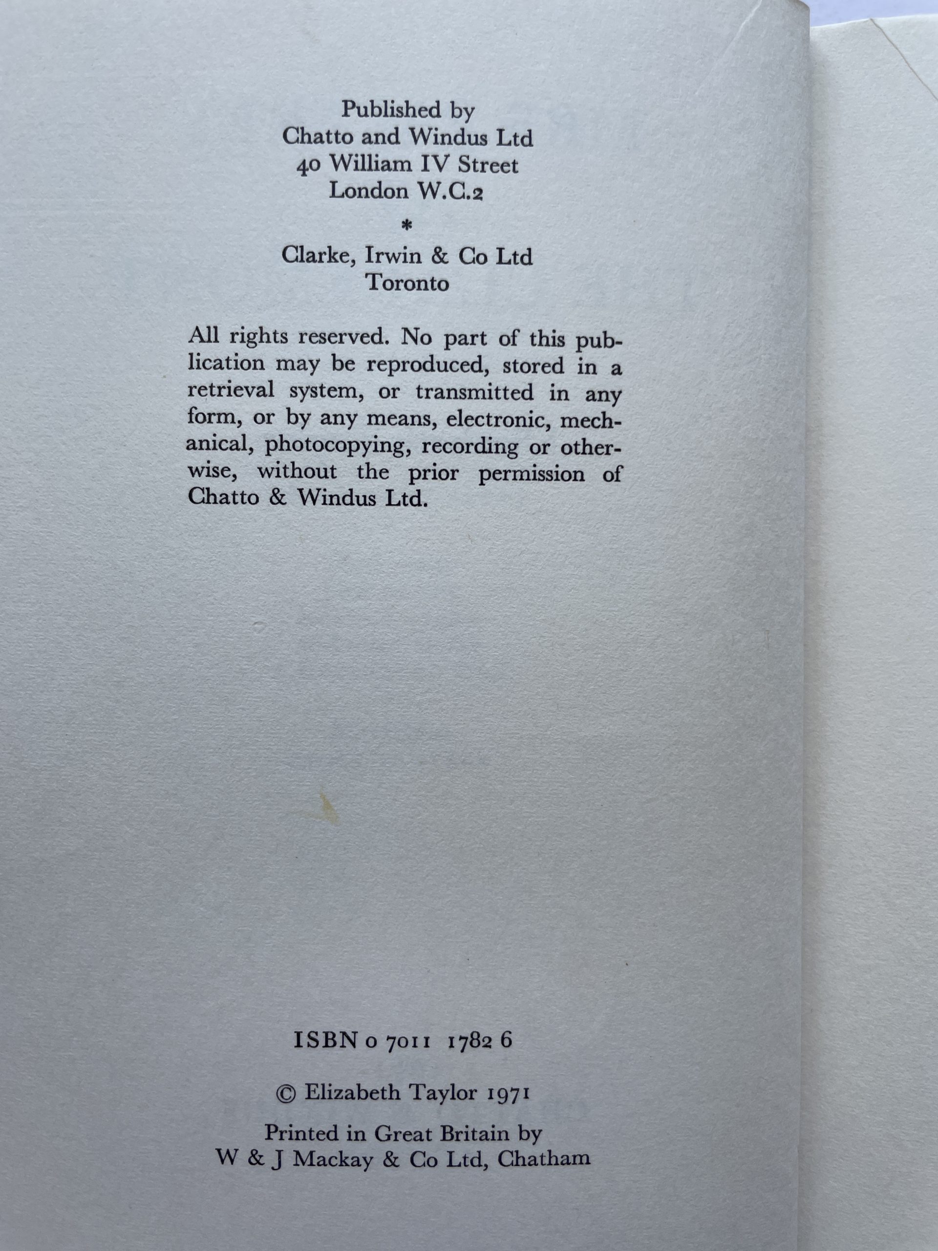 Elizabeth Taylor - Mrs Palfrey At The Claremont - First Edition 1971 - Image 2