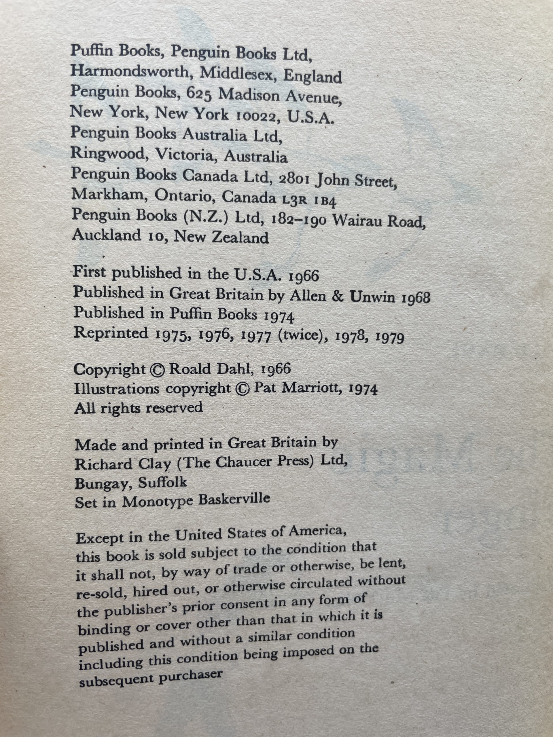 Roald Dahl - The Magic Finger - SIGNED Softcover - Image 3