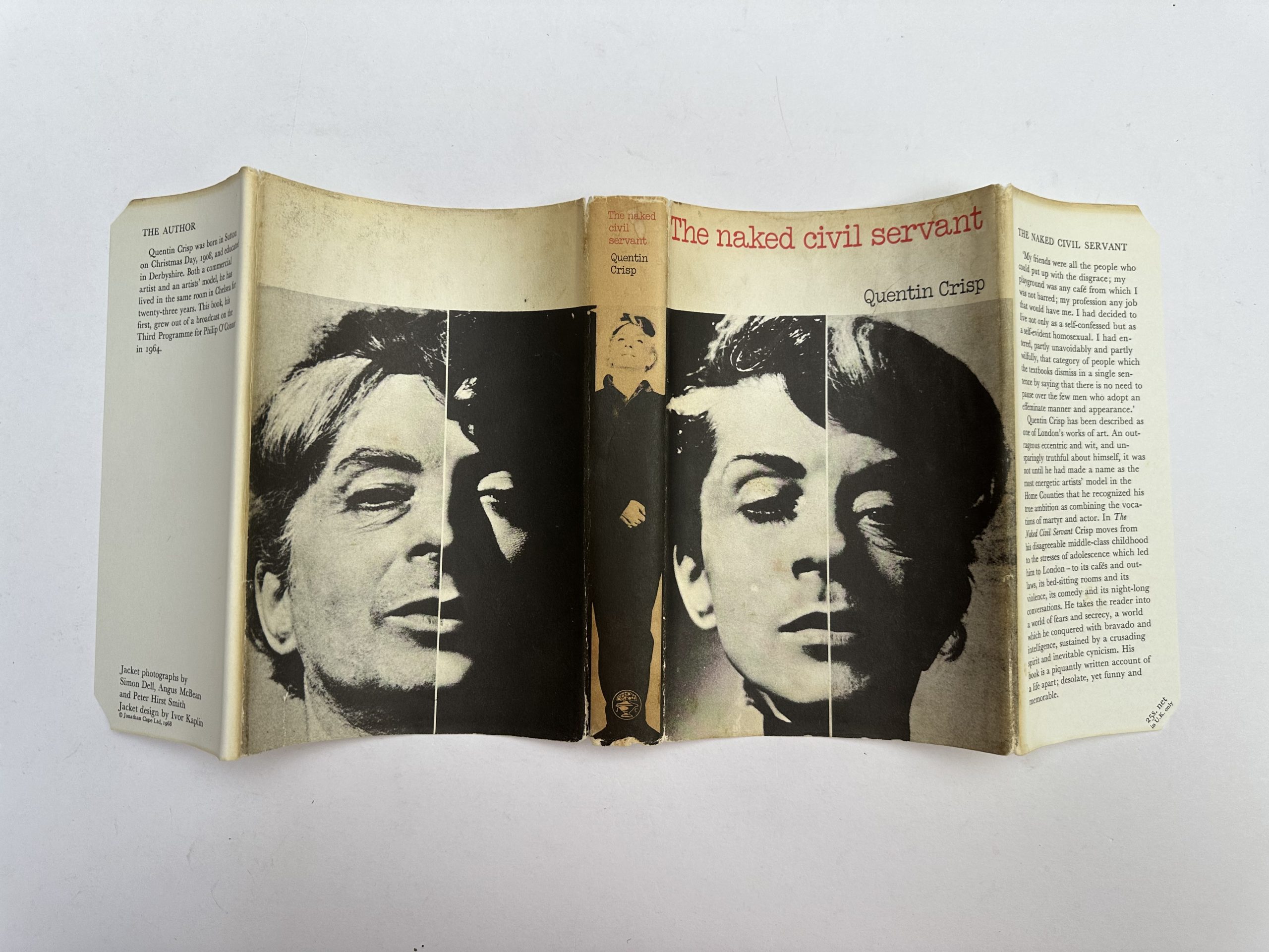 Quentin Crisp - The Naked Civil Servant - First Edition 1968 - SIGNED by John Hurt - Image 5
